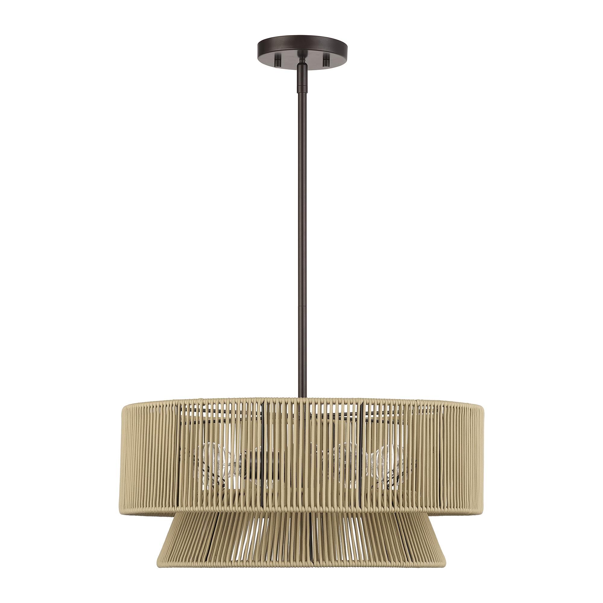 Florell 20 Inch Large Pendant by Livex Lighting
