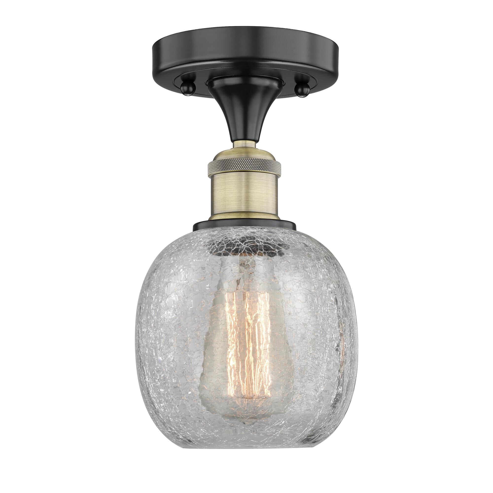 Bruno Marashlian Belfast 6 Inch 1 Light Semi Flush Mount by Innovations Lighting