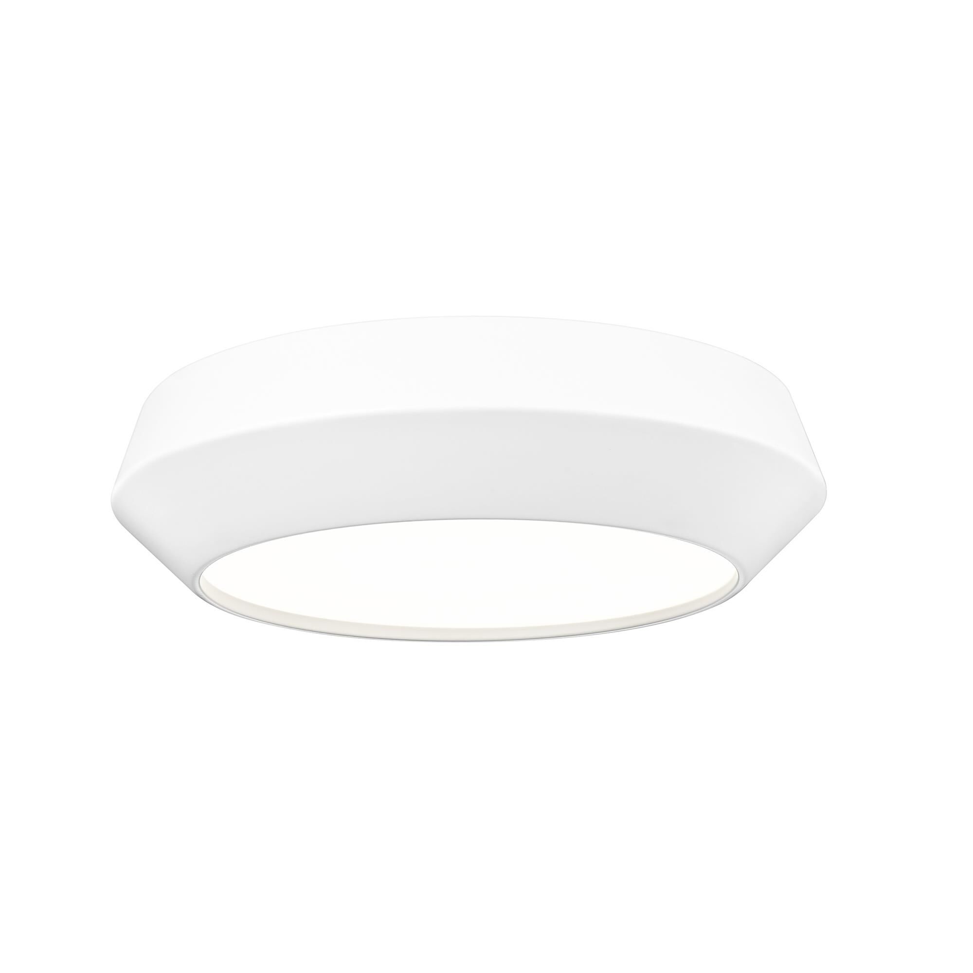 Shown in Matte White finish and White glass