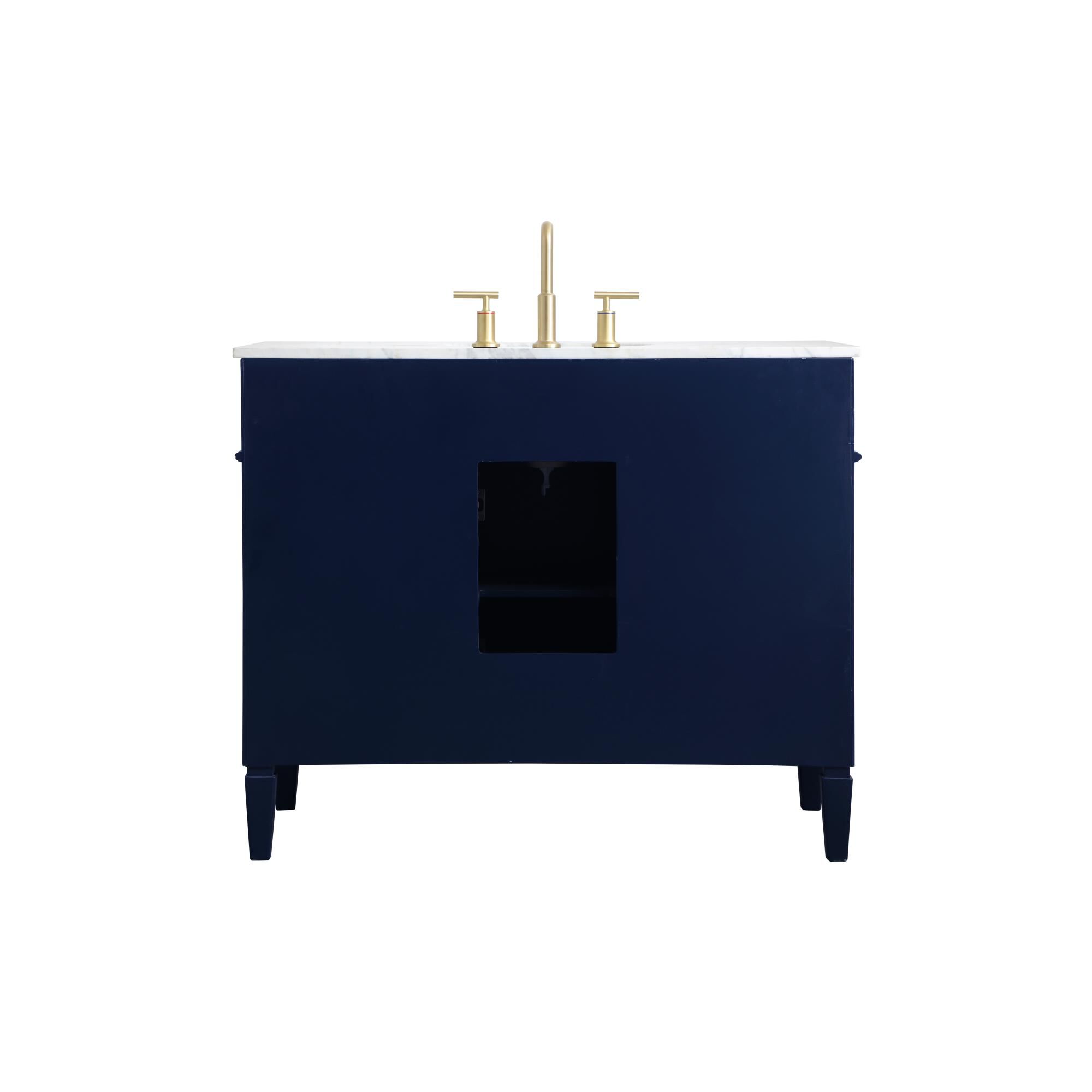 Shown in Blue finish