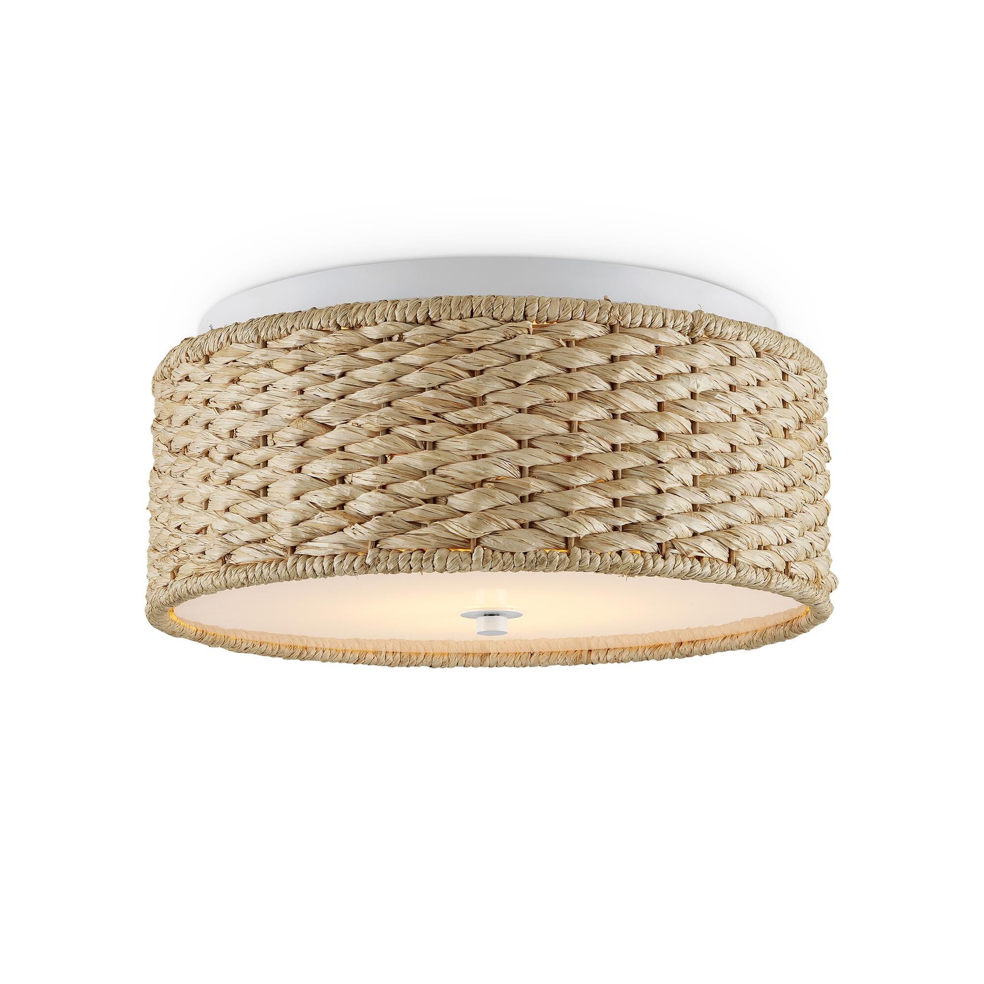Shown in Natural, White finish and White Acrylic glass