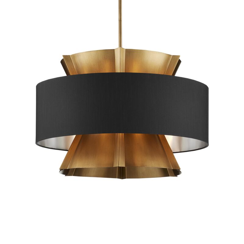 Oxenwood 24 Inch 6 Light Chandelier by Currey and Company