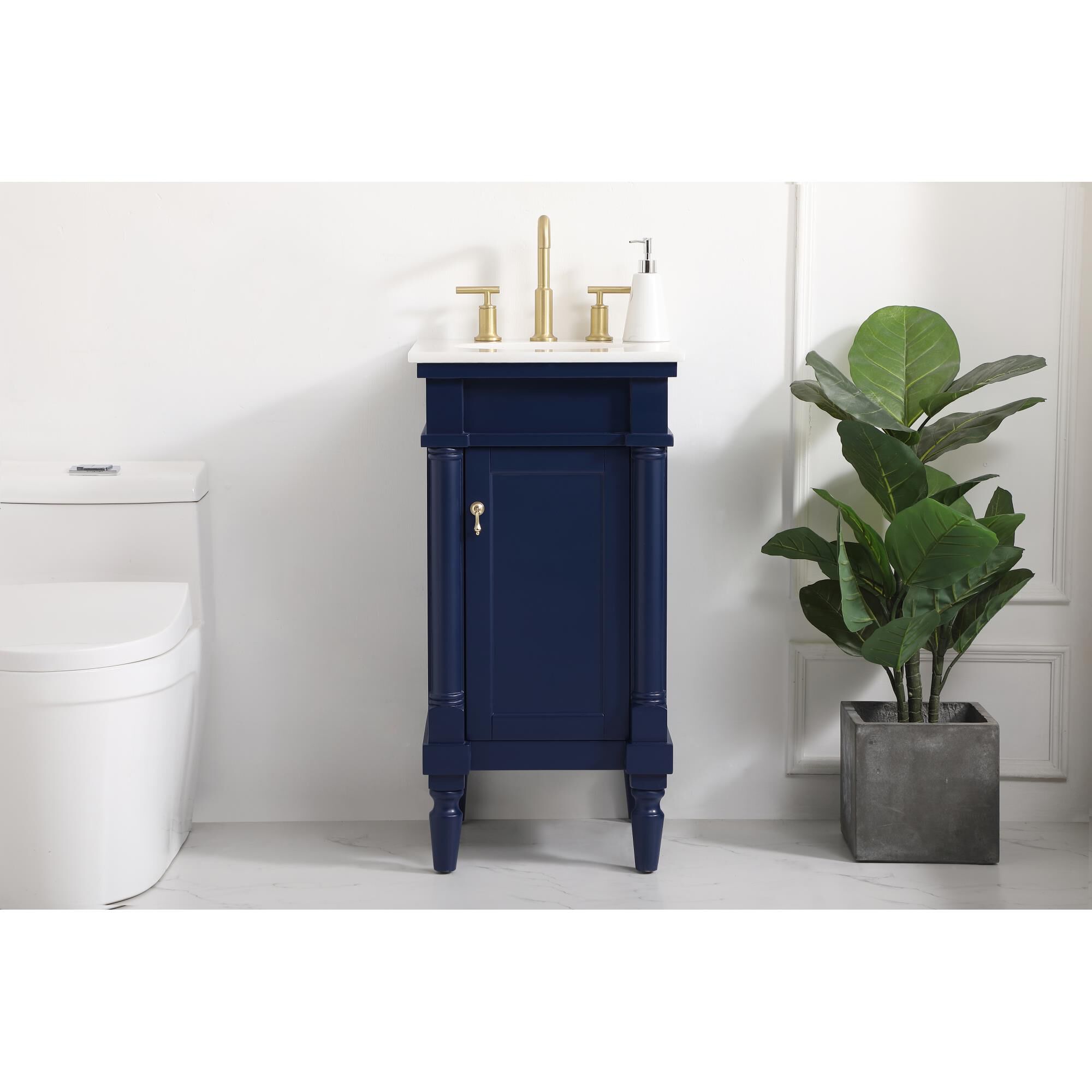 Shown in Blue finish