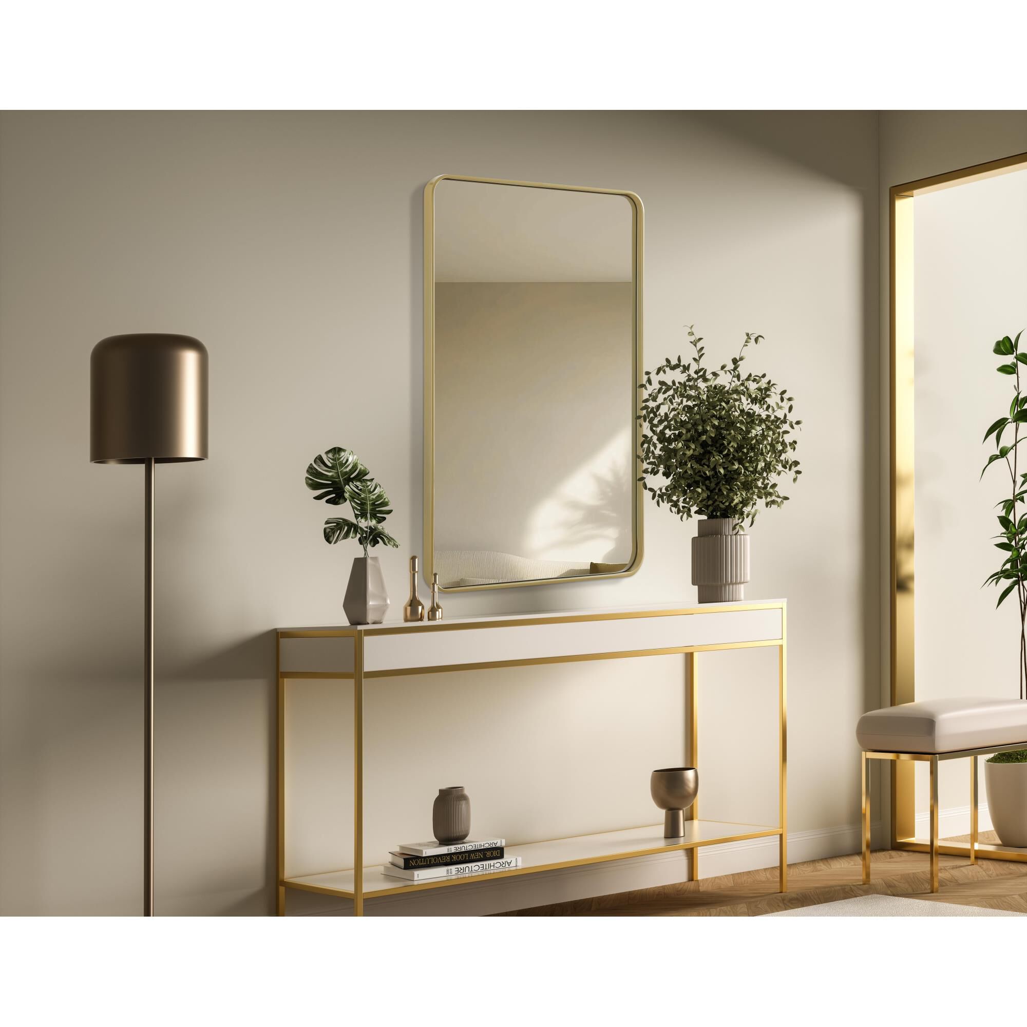 Shown in Brass finish