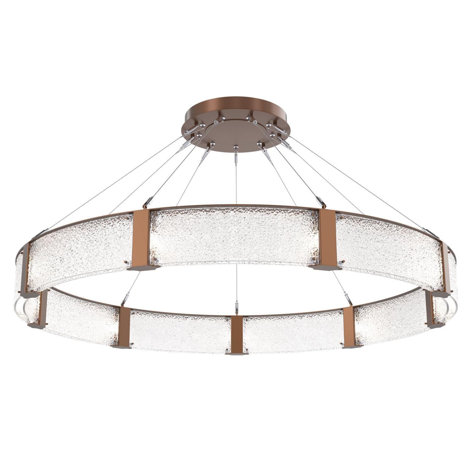 Parallel 60 Inch 36 Light LED Chandelier by Hammerton Studio