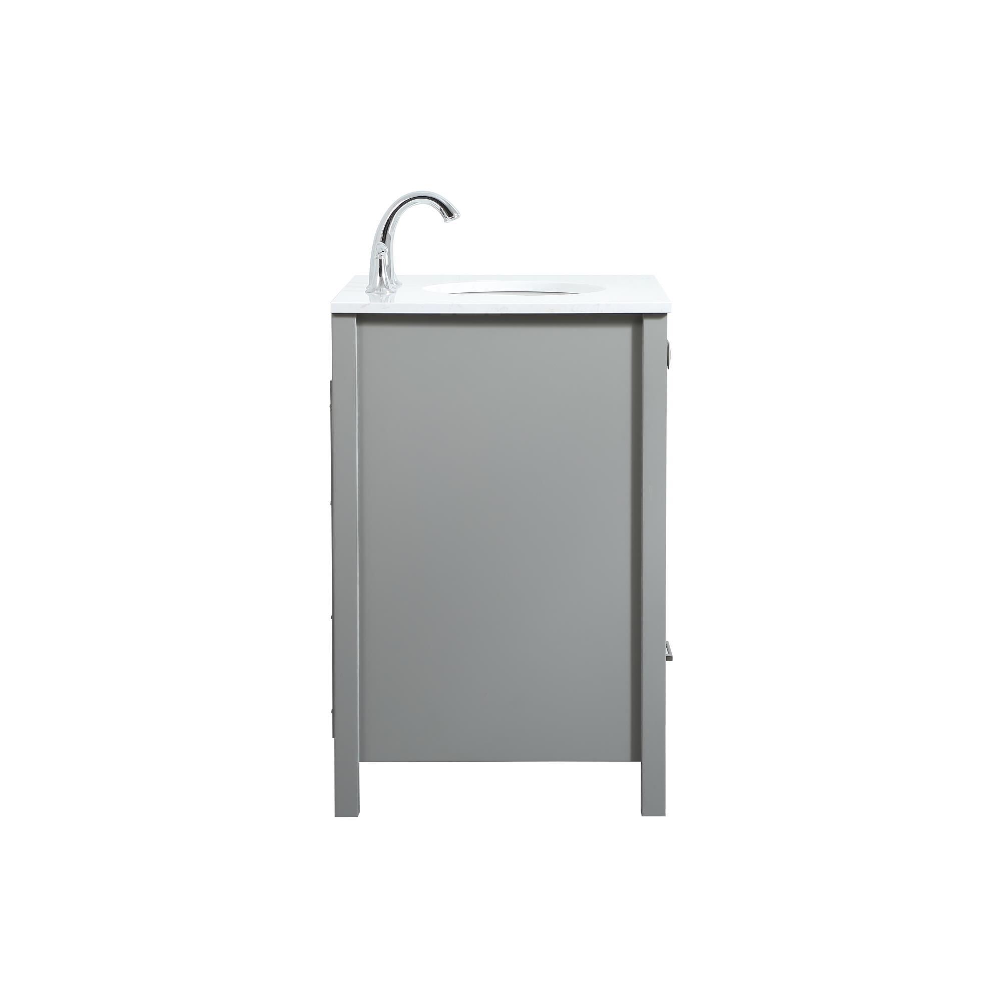 Shown in Grey finish