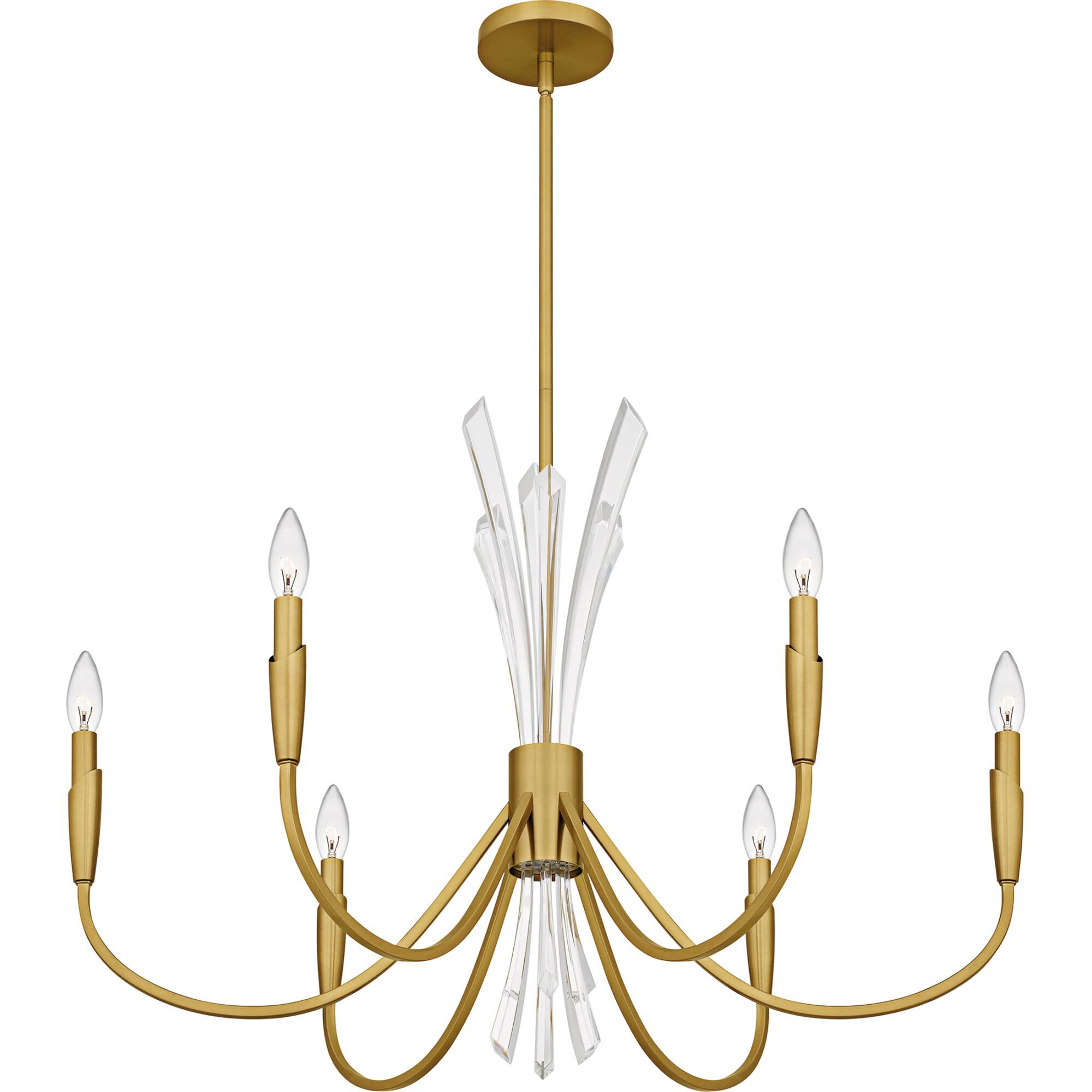 Shown in Brushed Gold finish