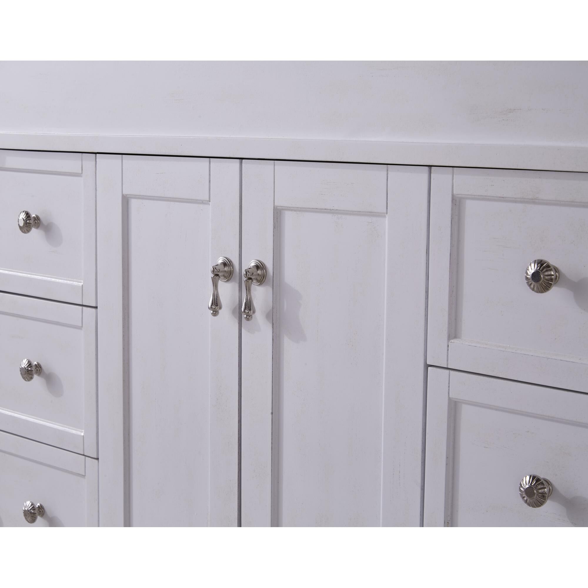 Shown in Antique White finish