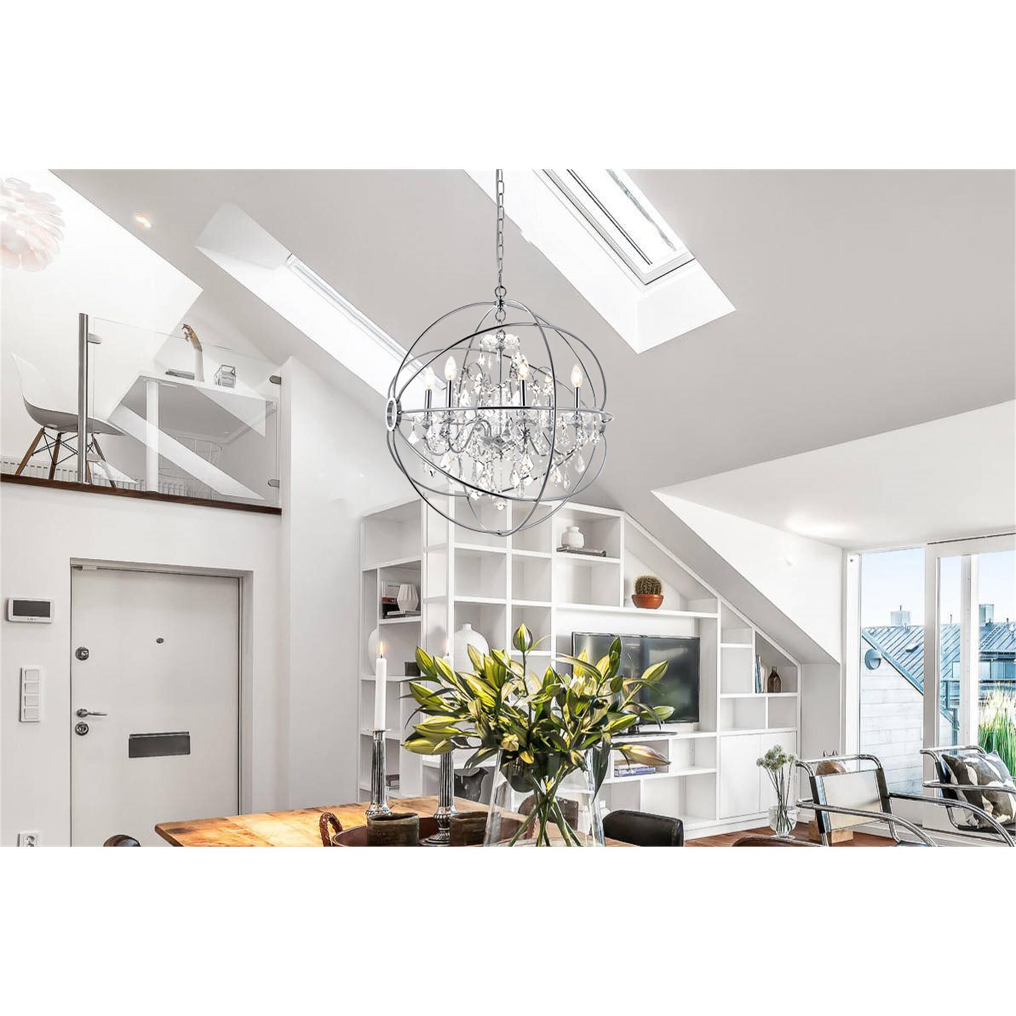 Cordelia 25 Inch Large Pendant by Elegant Lighting