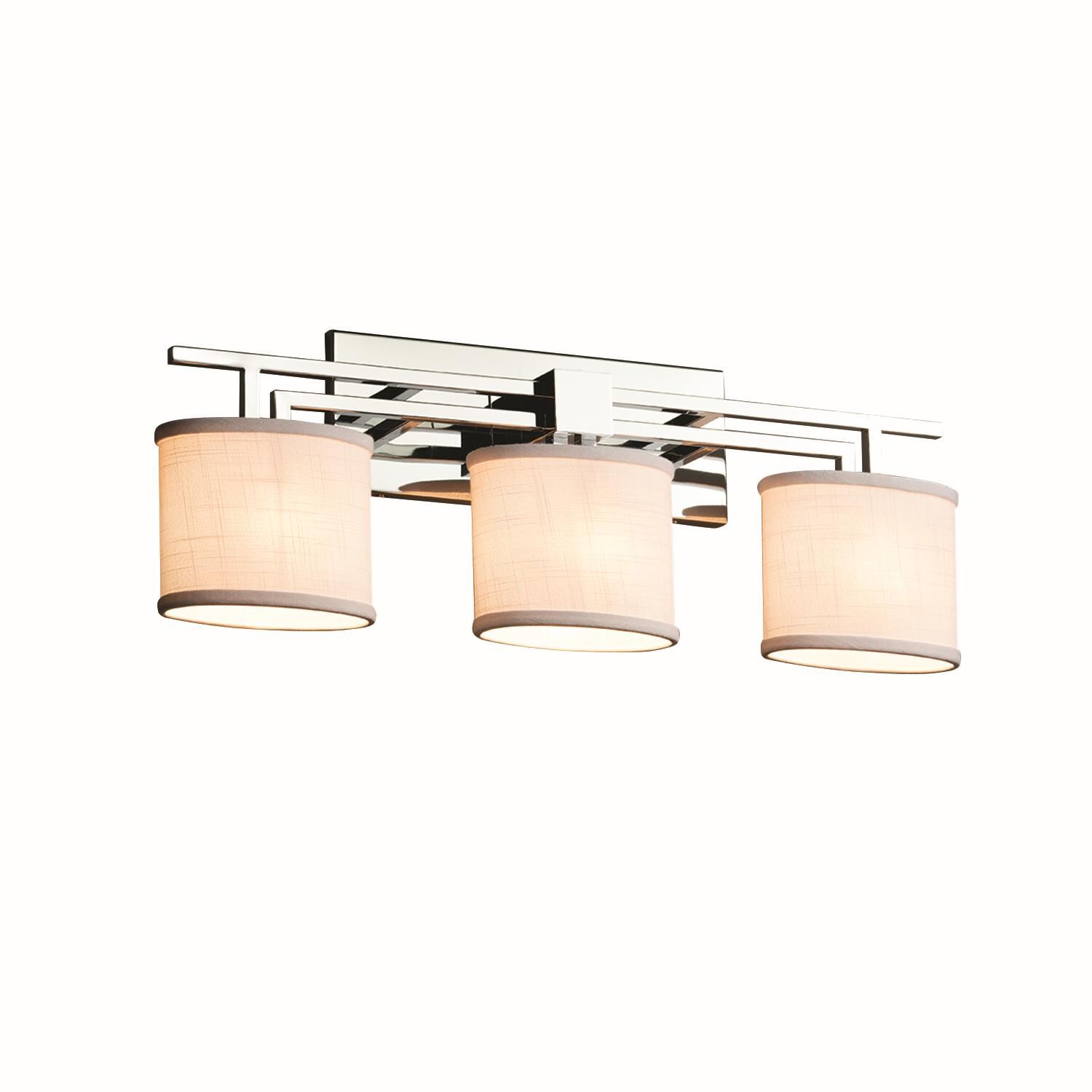 Textile 26 Inch 3 Light Bath Vanity Light by Justice Design Group