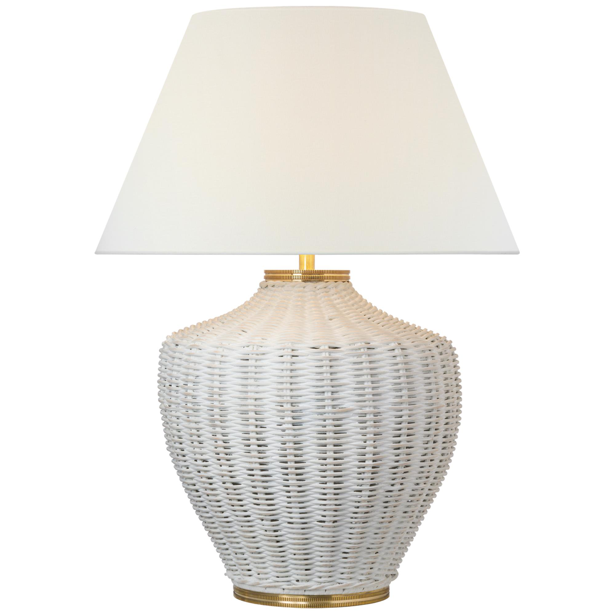 Shown in White Wicker finish