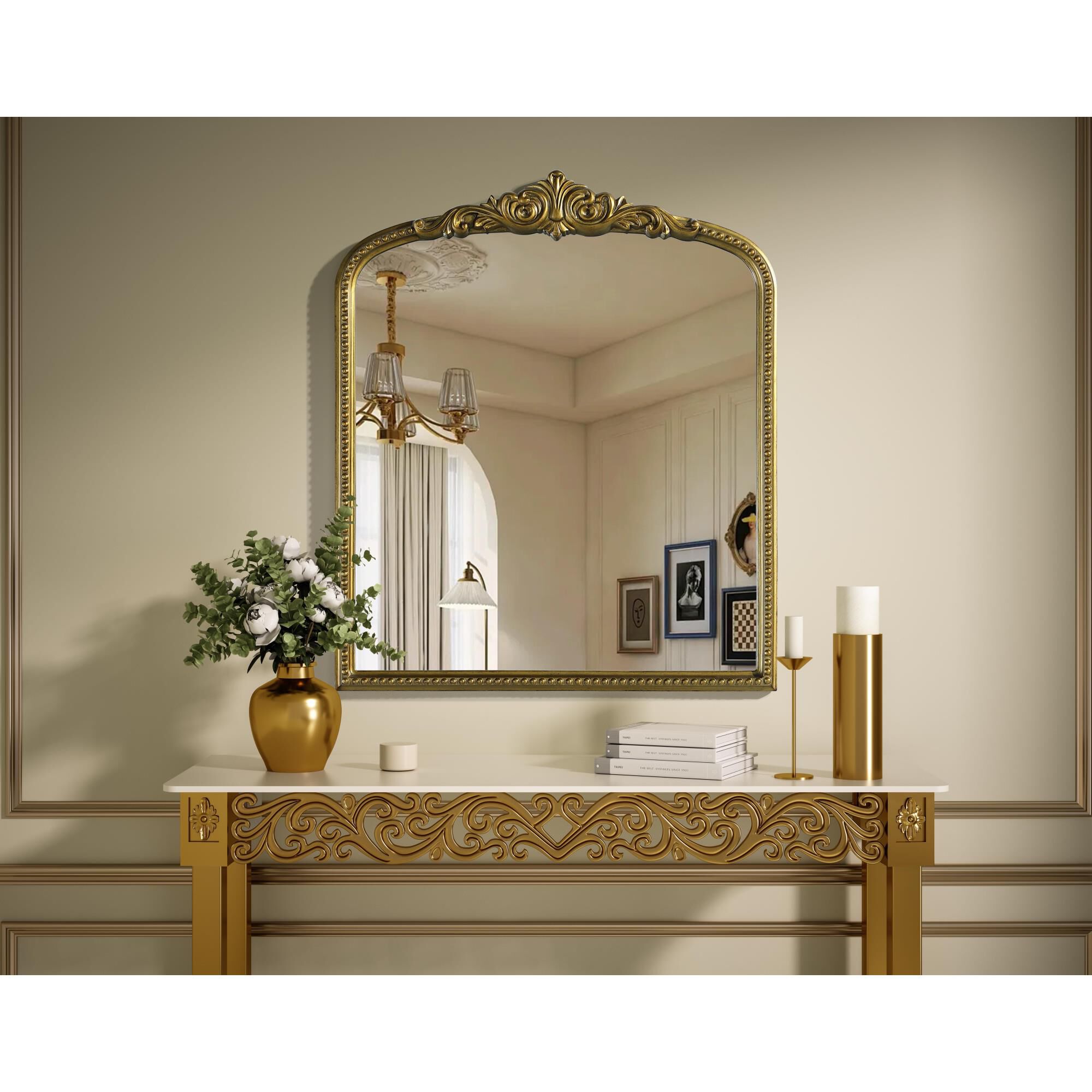 Naomi 36 Inch Decorative Mirror by Elegant Decor