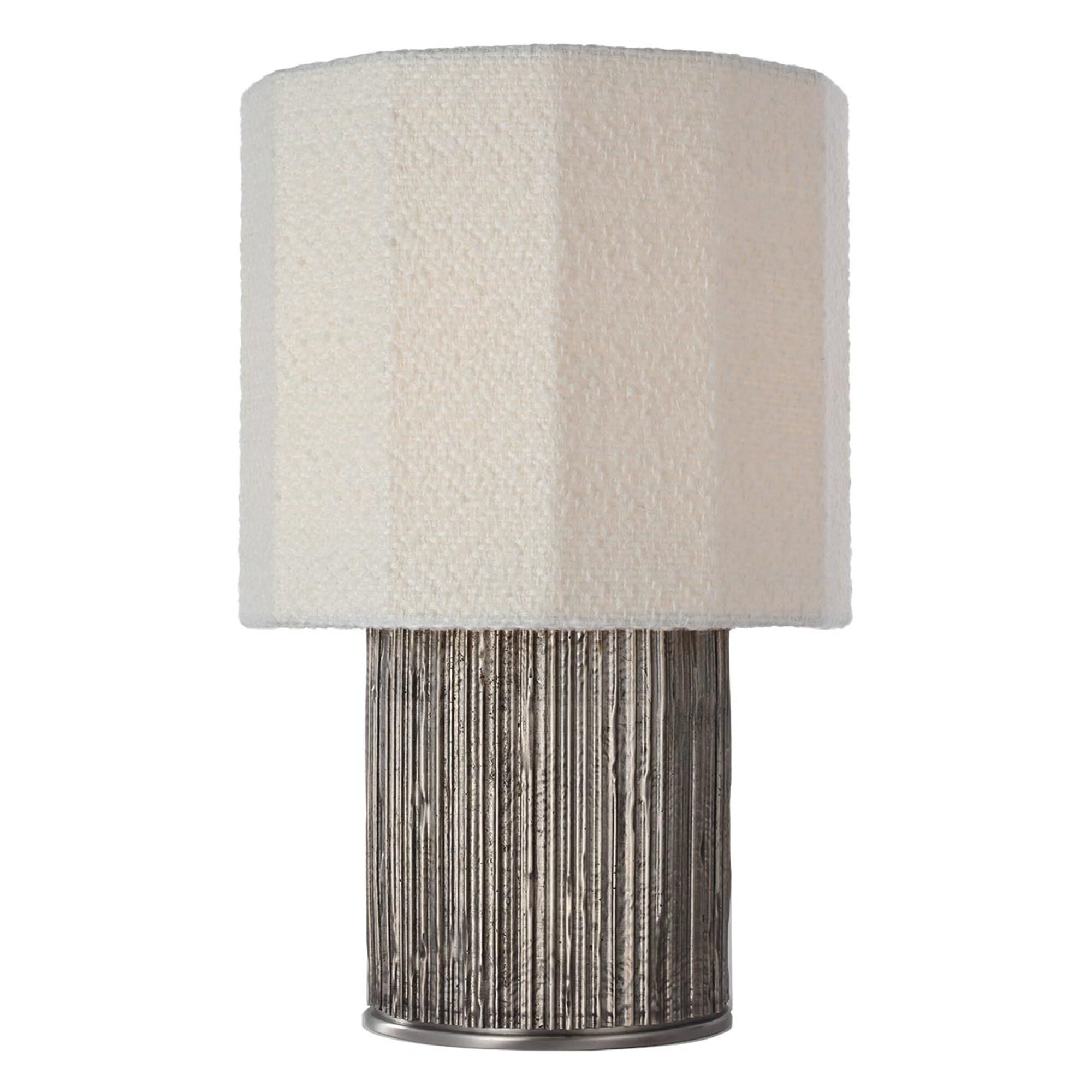 Shown in Ridged Graphite finish and Decorative Boucle shade