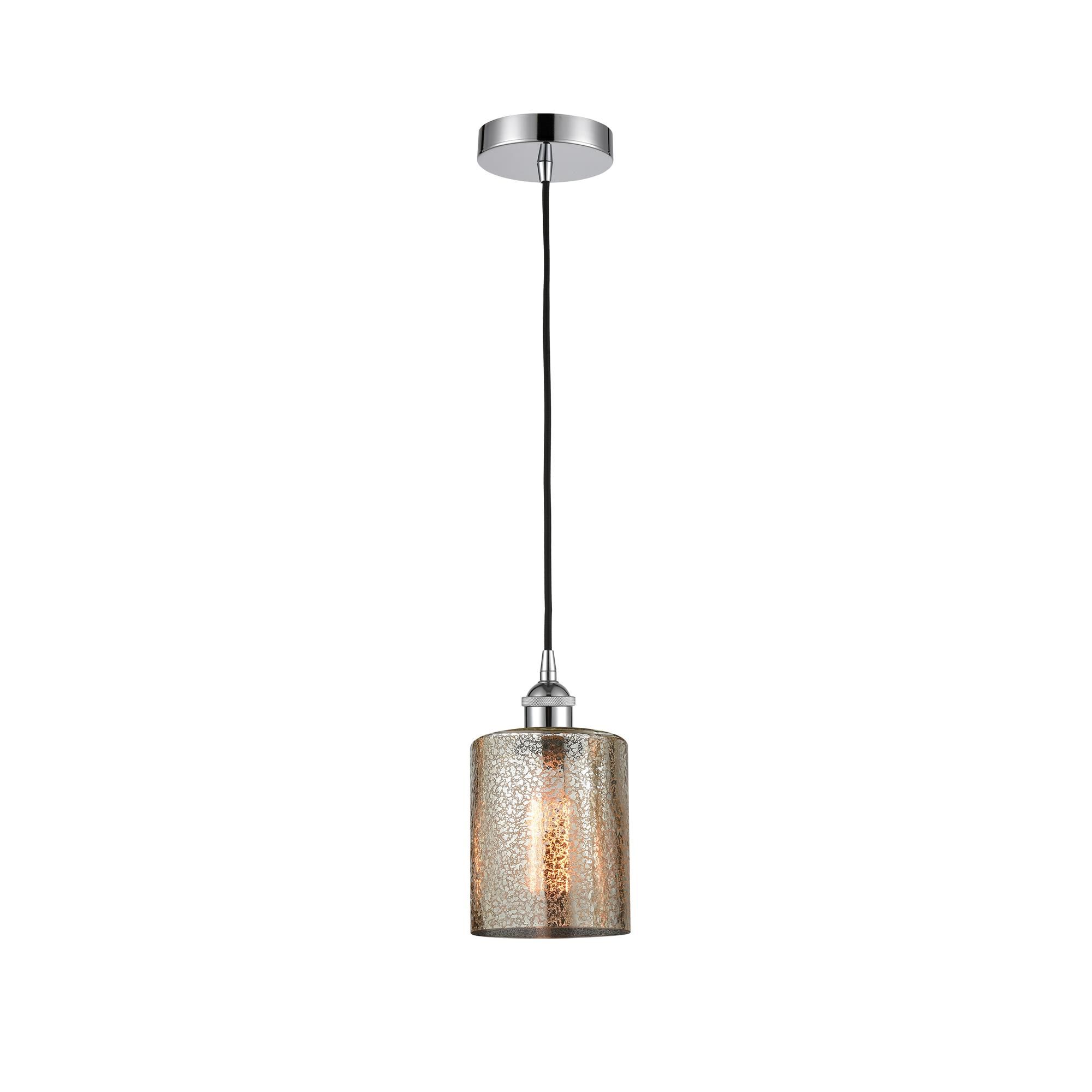 Shown in Polished Chrome finish and Mercury glass