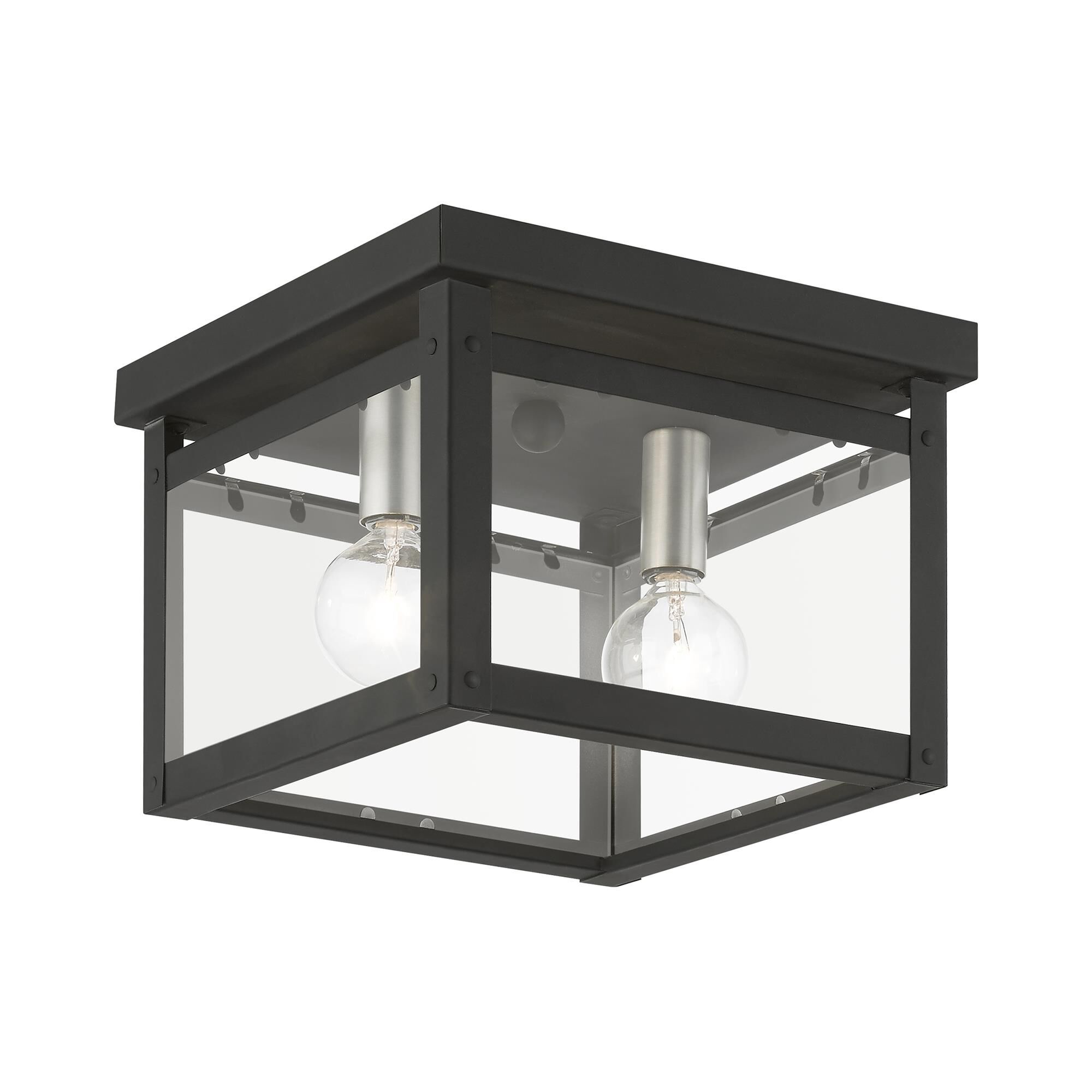Milford 8 Inch 2 Light Flush Mount by Livex Lighting