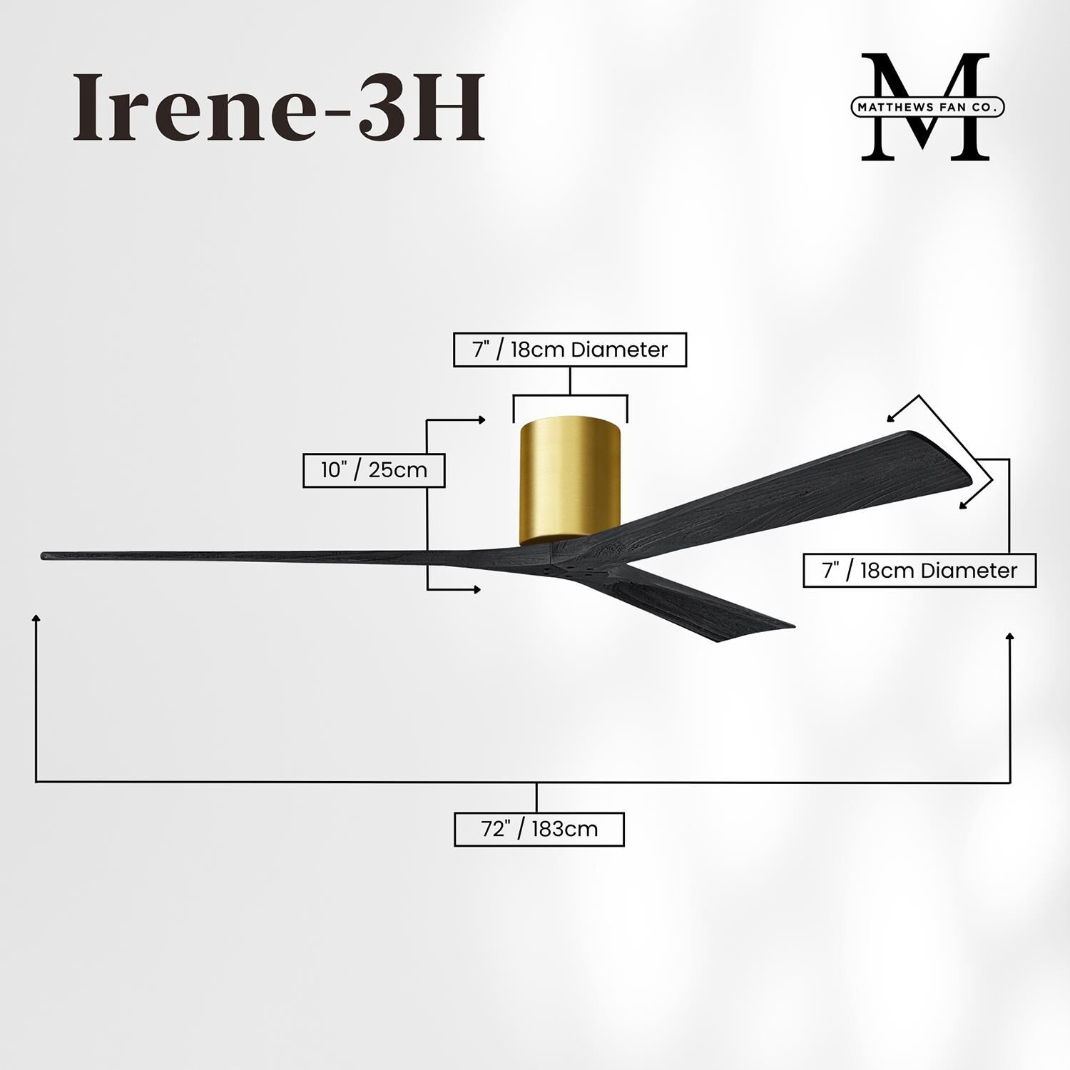 Shown in Brushed Brass finish