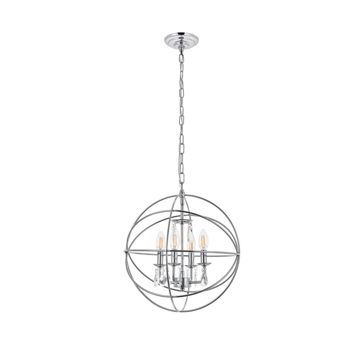 Shown in Chrome finish and Clear Royal Cut crystal