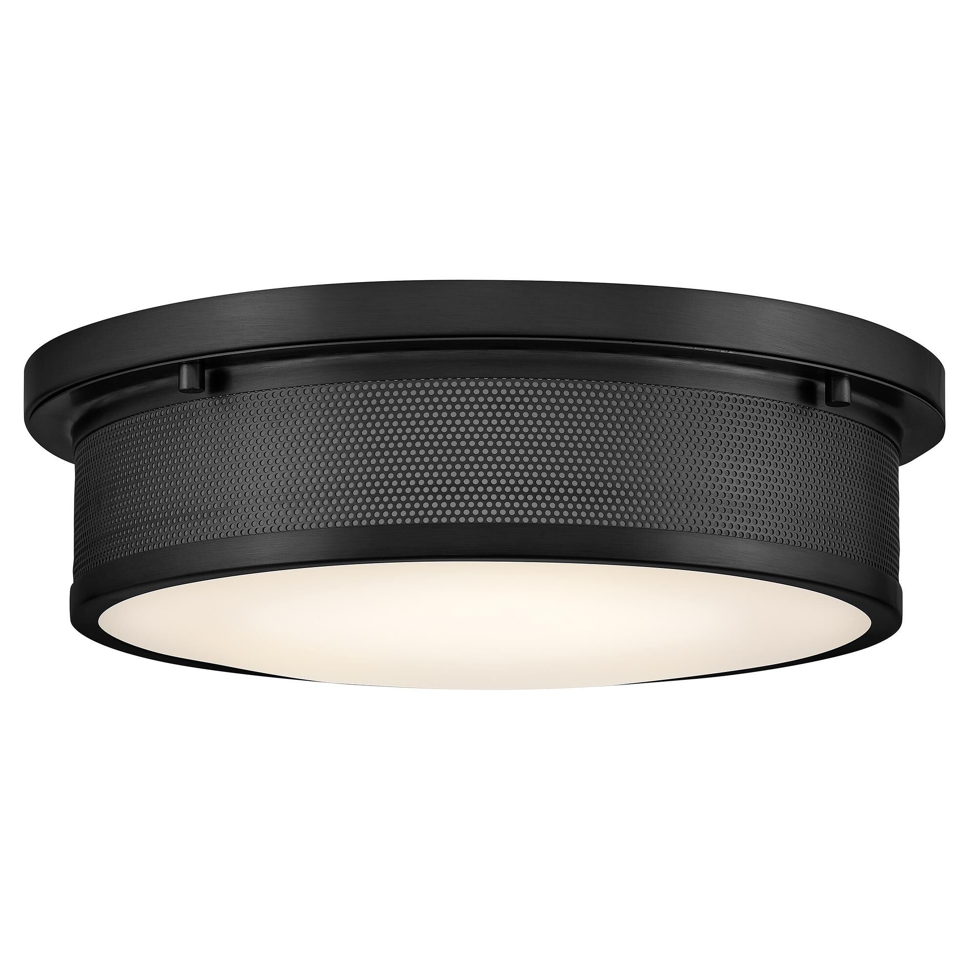Shown in Black finish and Etched Opal glass