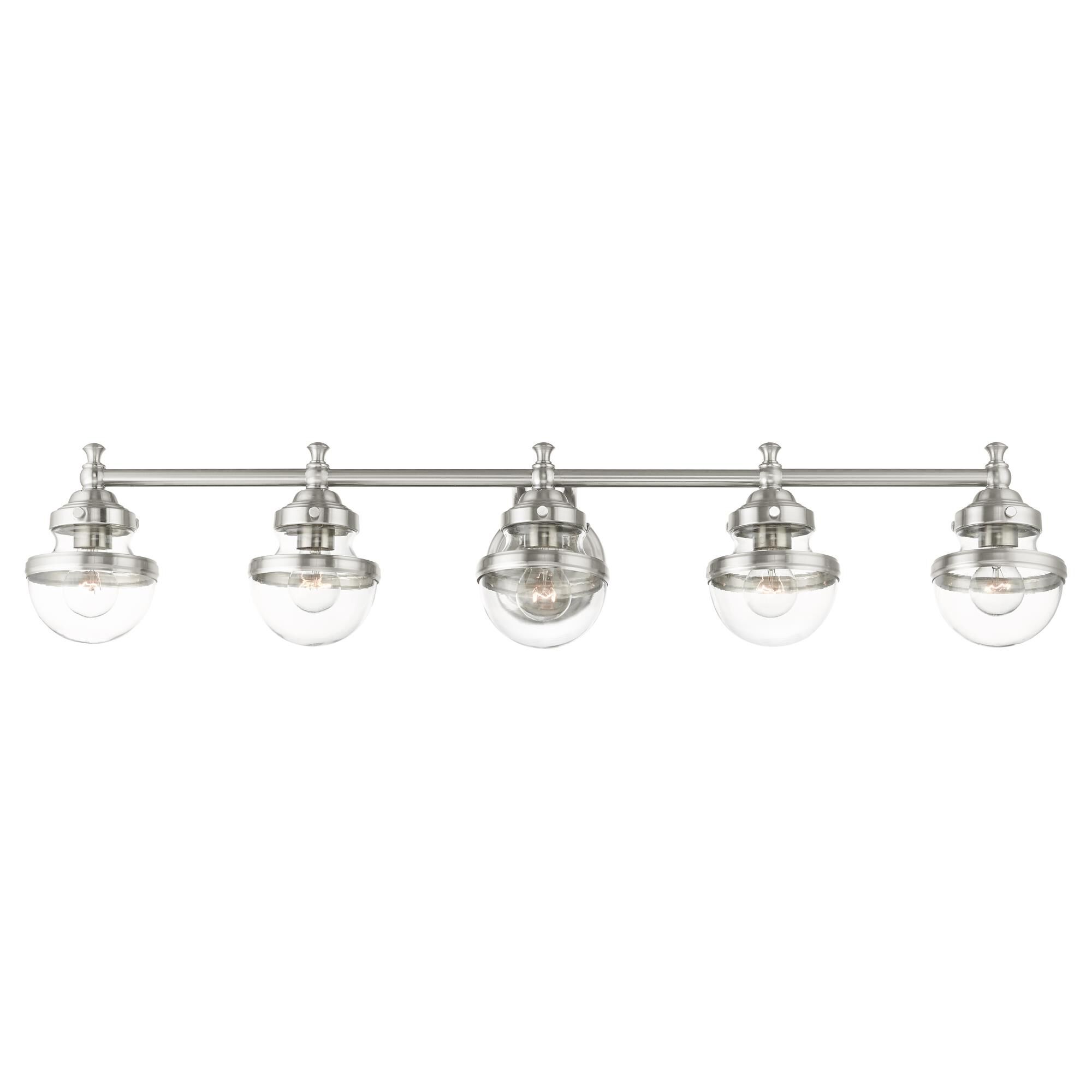 Oldwick 42 Inch 5 Light Bath Vanity Light by Livex Lighting