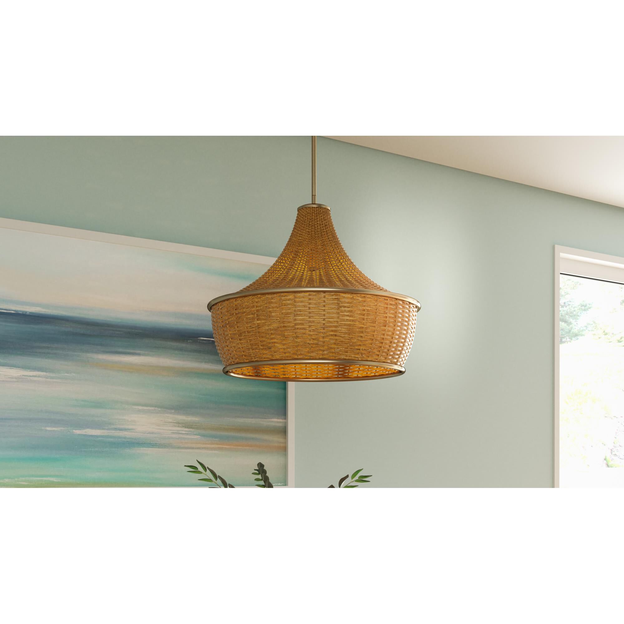 Solebay 22 Inch Large Pendant by Quoizel
