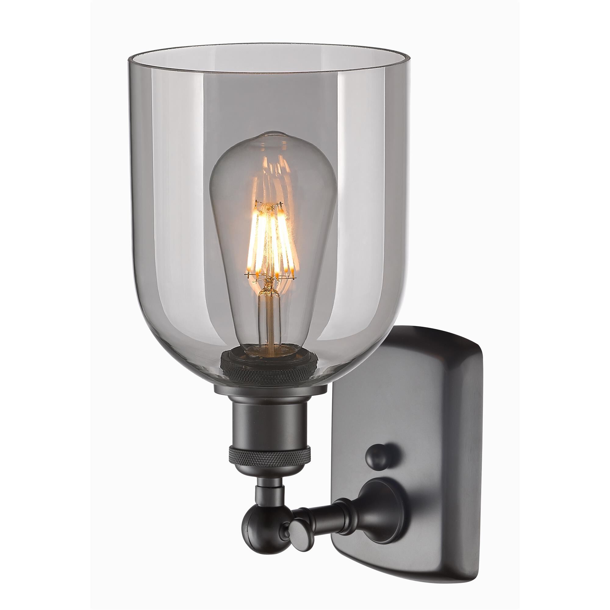 Shown in Oil Rubbed Bronze finish and Light Smoke glass
