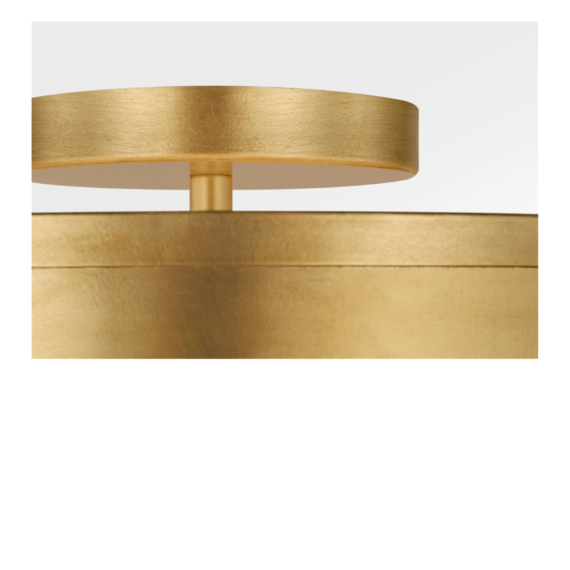 Paloma Contreras Dupont 12 Inch Semi Flush Mount by Visual Comfort Studio Collection