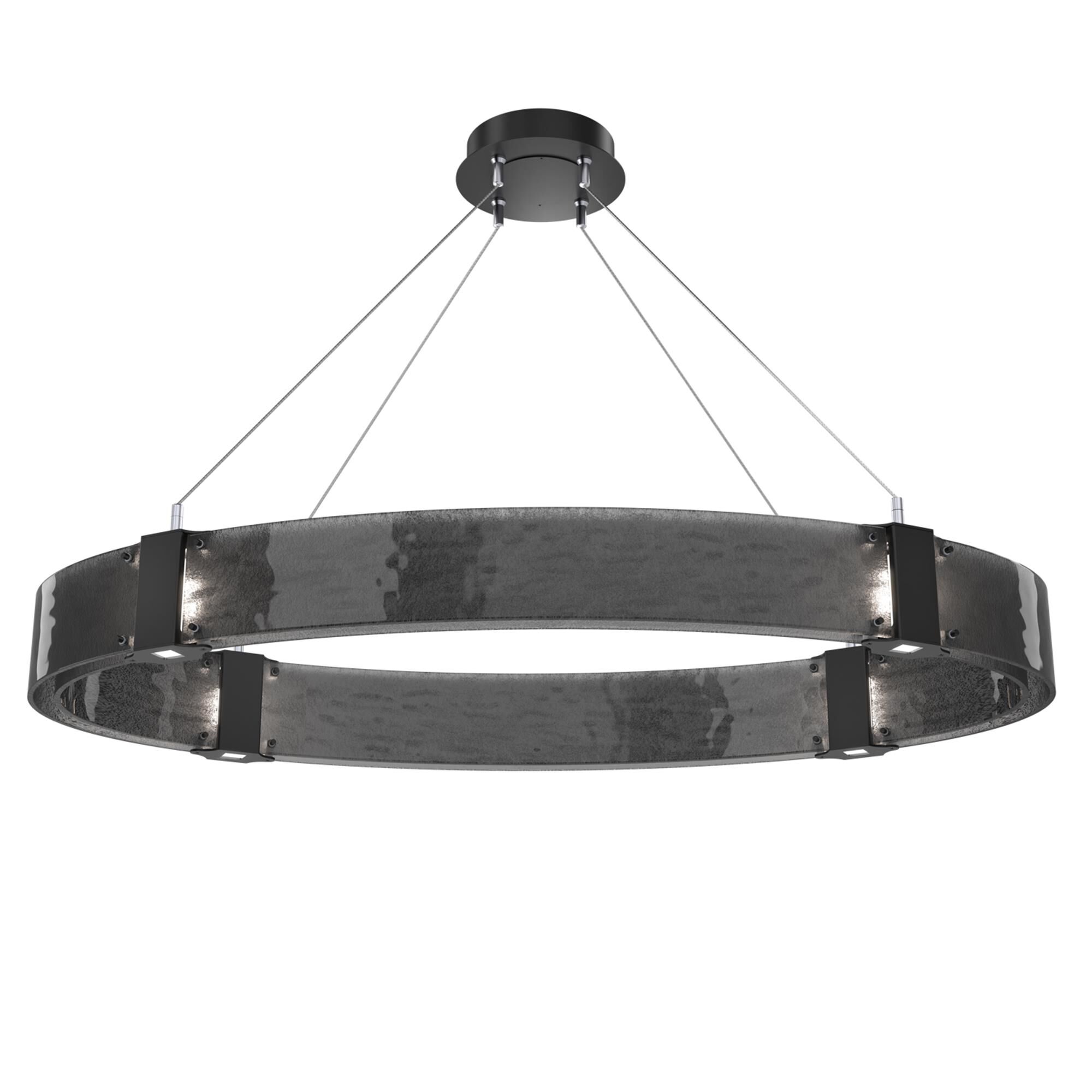 Shown in Matte Black finish and Smoke Granite glass