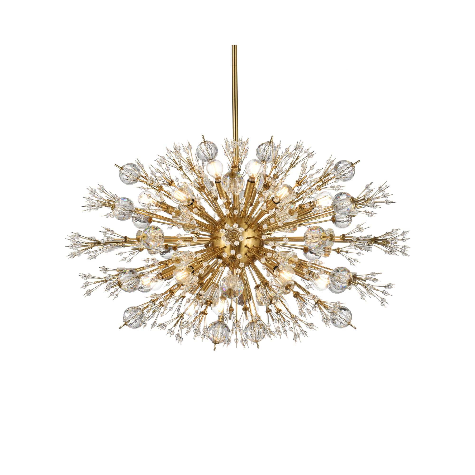Vera 36 Inch Large Pendant by Elegant Lighting