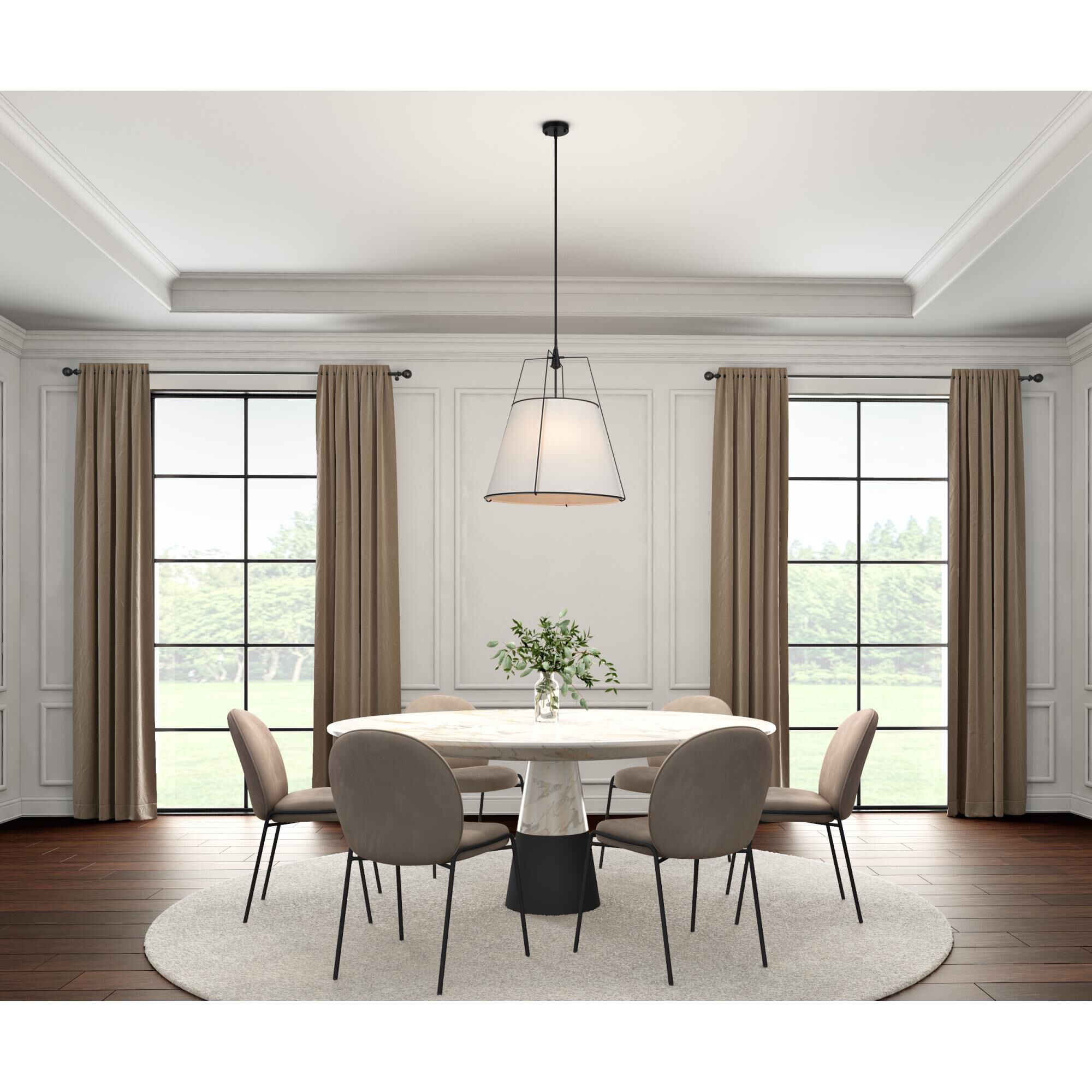 Shown in Black finish