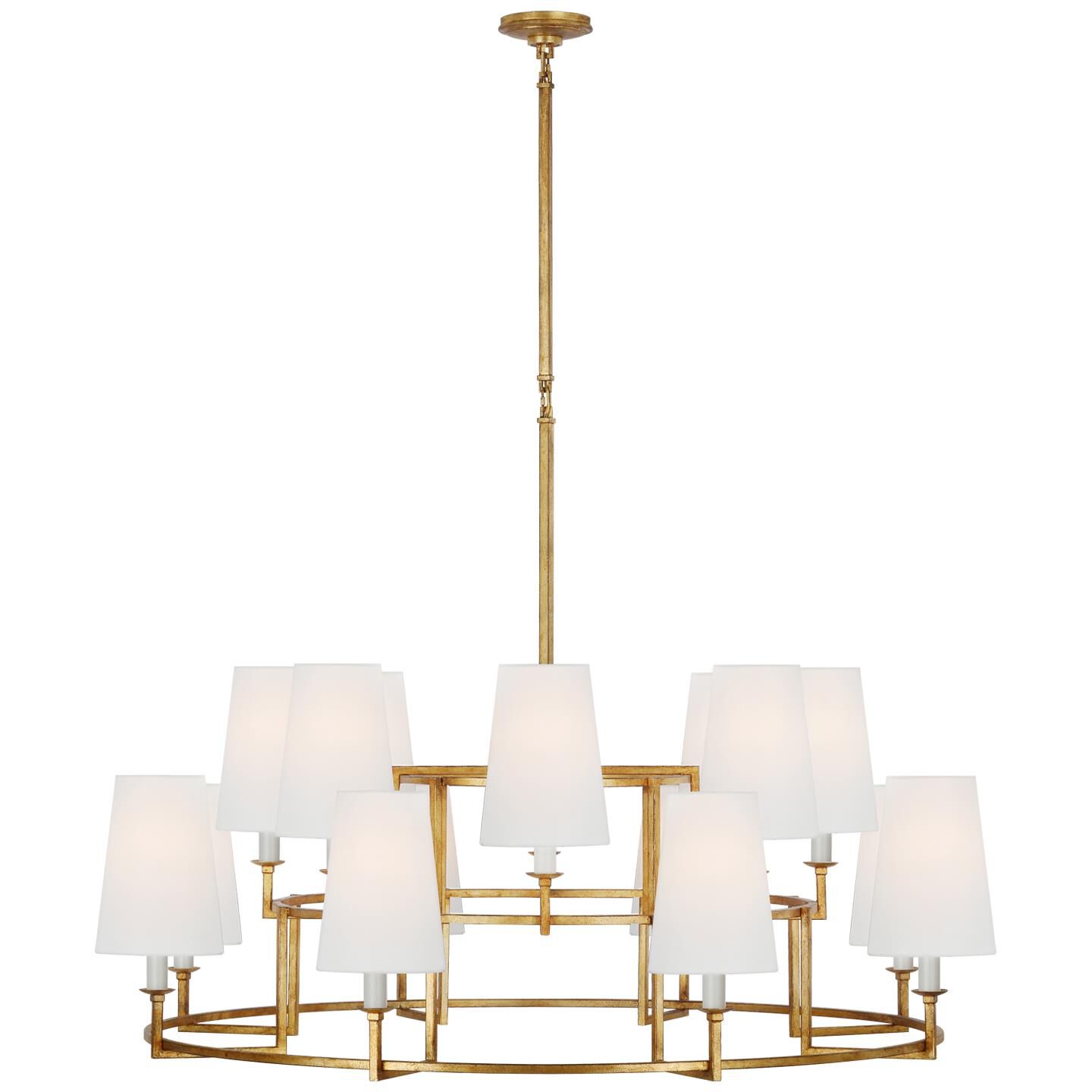 Chapman & Myers Modica 51 Inch 16 Light LED Chandelier by Visual Comfort Signature Collection