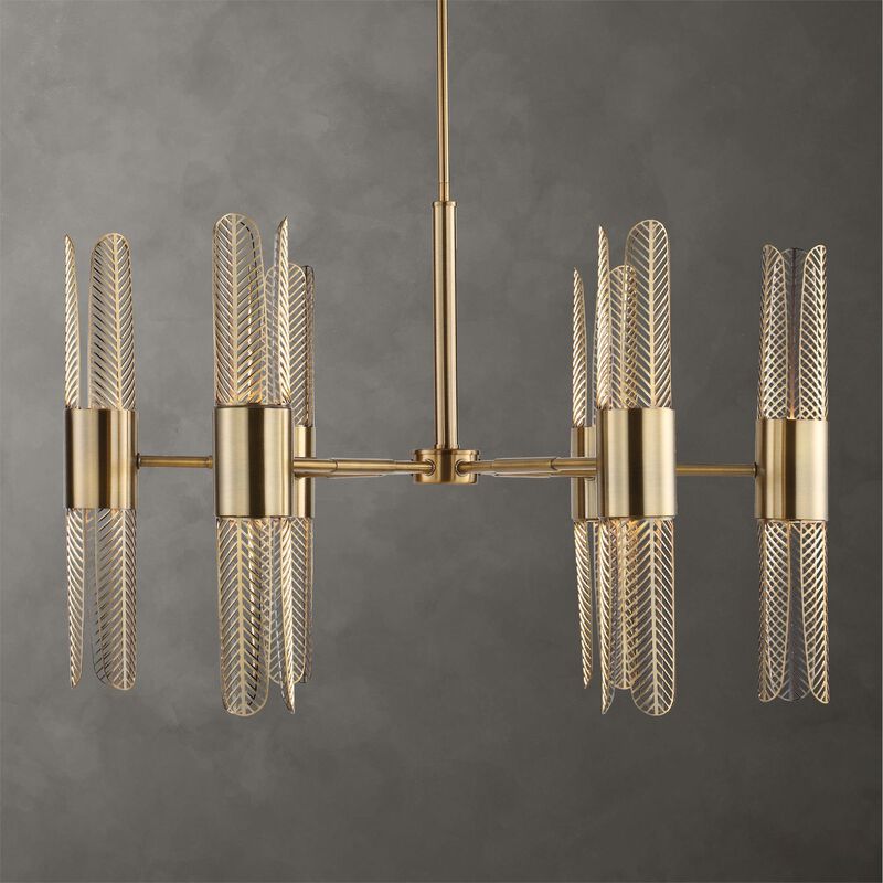 Cret Medium Chandelier by Uttermost