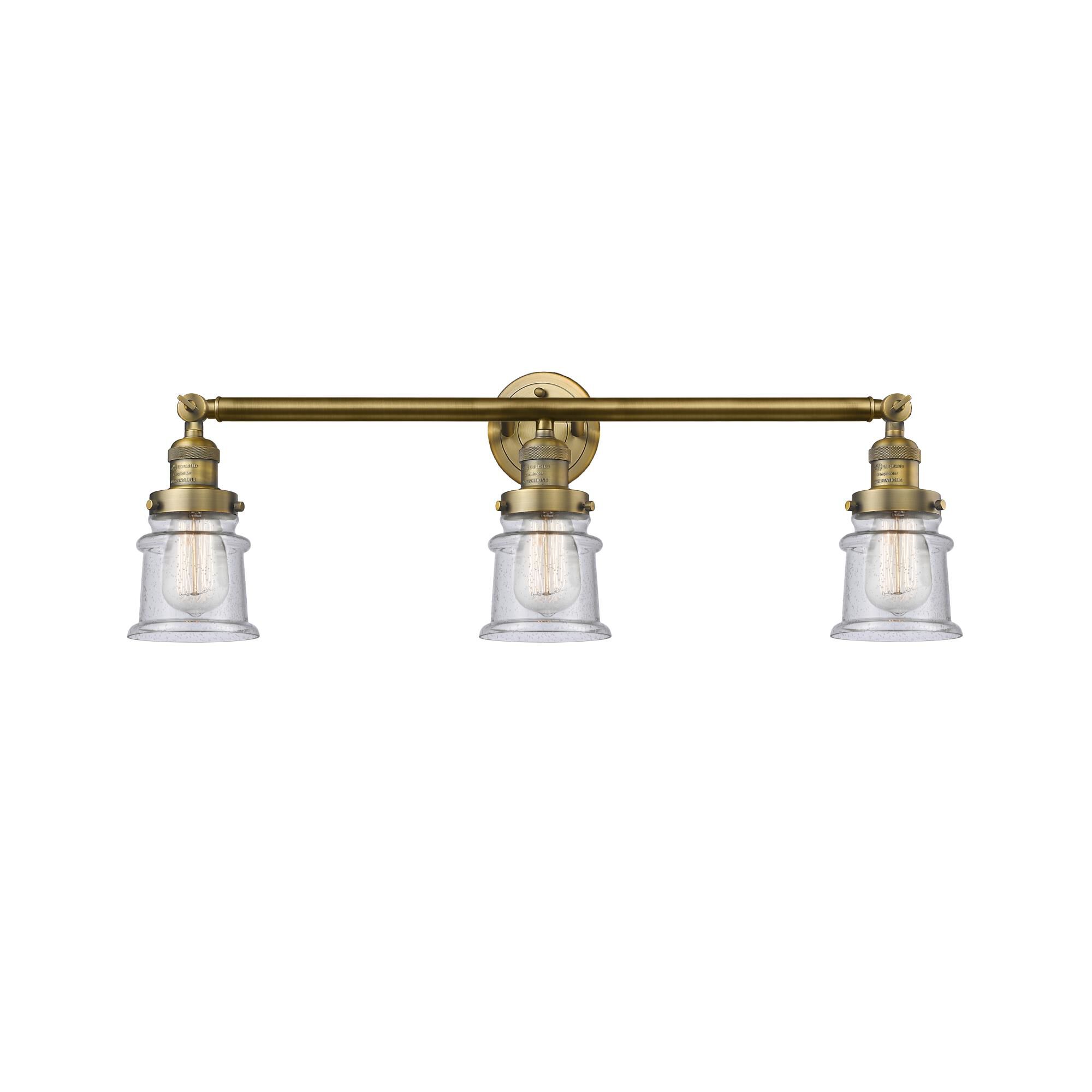 Bruno Marashlian Small Canton 30 Inch 3 Light Bath Vanity Light by Innovations Lighting
