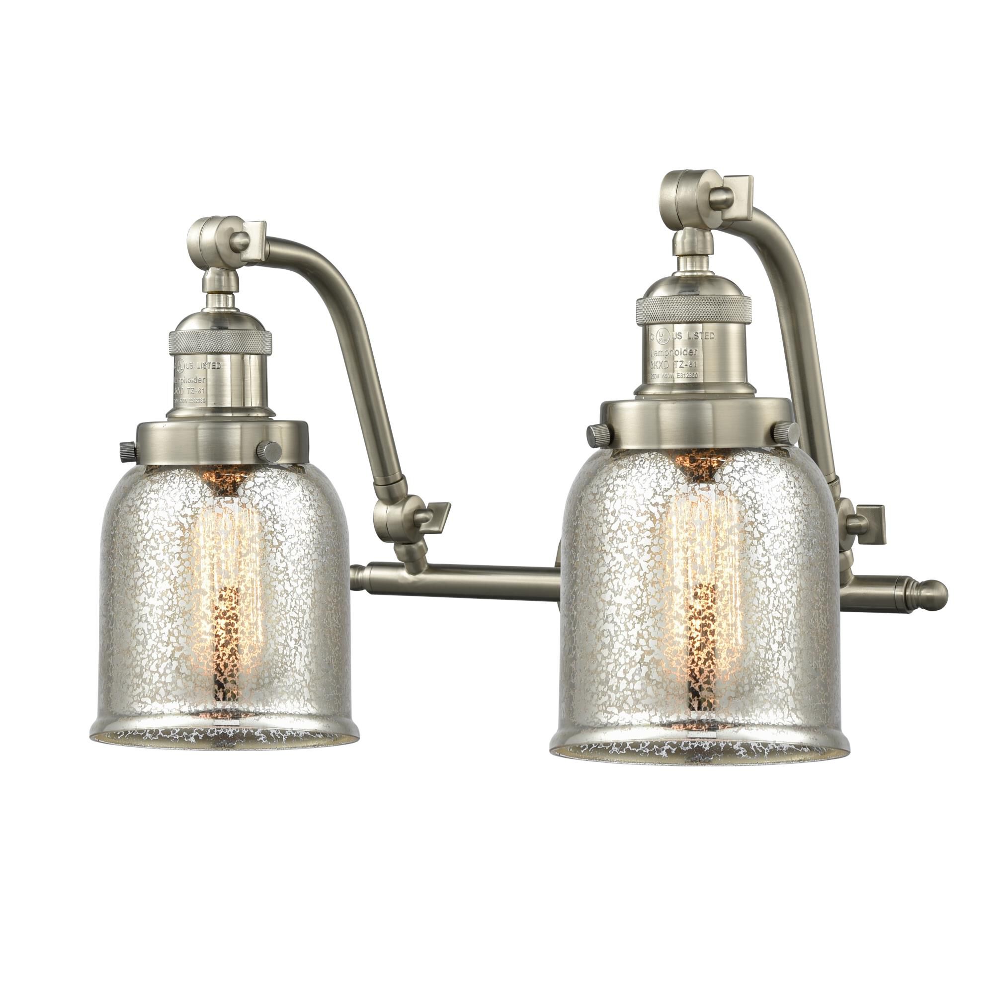 Bruno Marashlian Small Bell 18 Inch 2 Light Bath Vanity Light by Innovations Lighting
