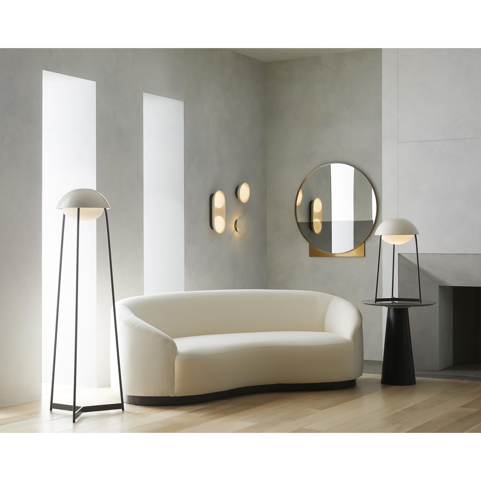 Shown in Ivory Stained Crackle finish and Glass shade