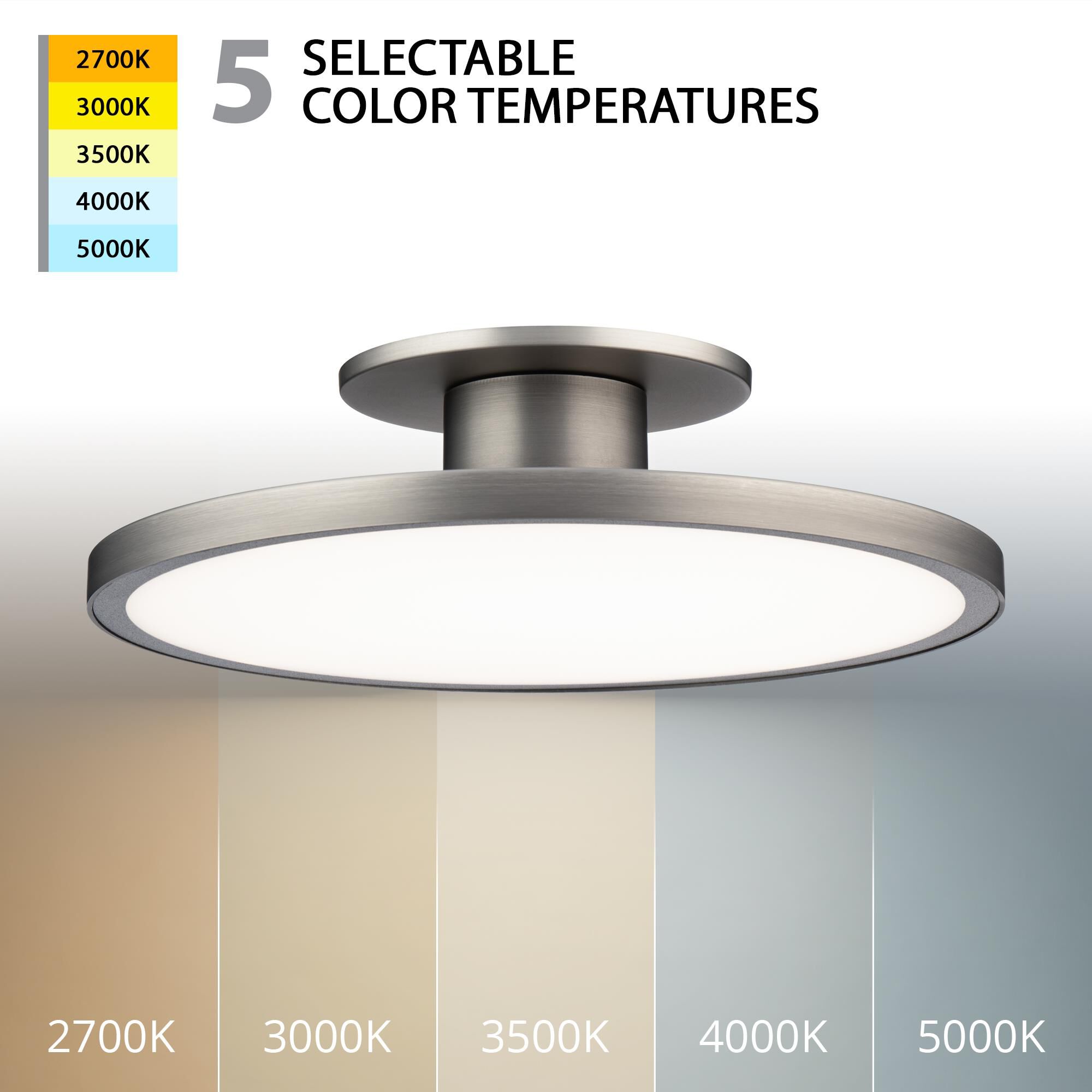 Shown in Brushed Nickel finish