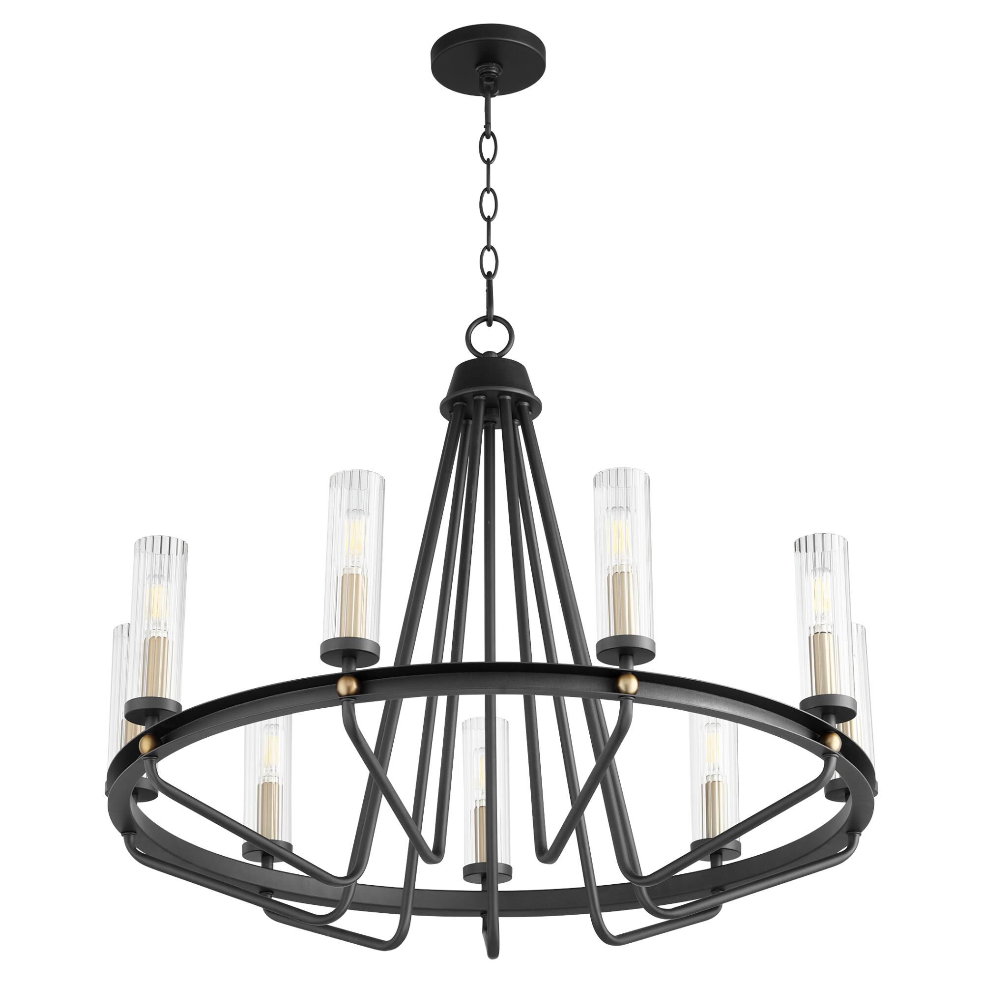 Empire 30 Inch 9 Light Chandelier by Quorum International