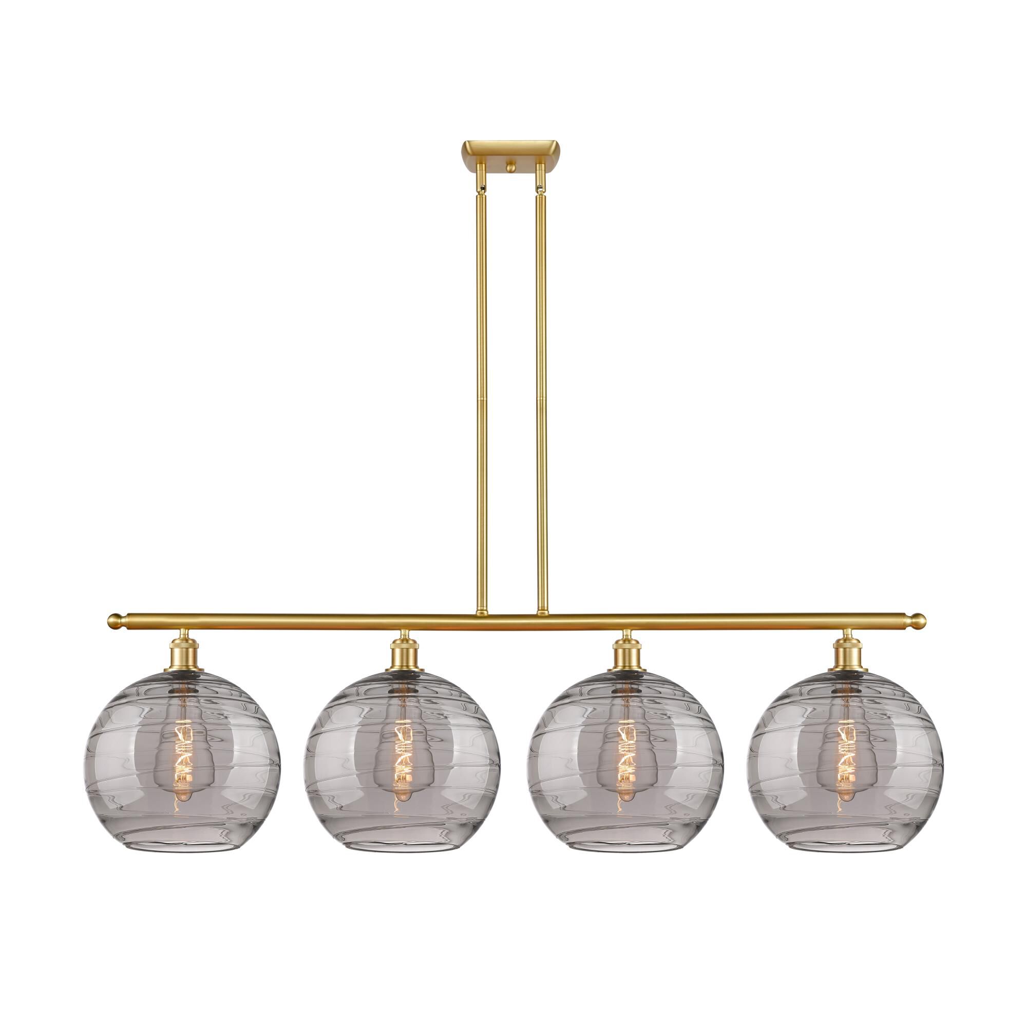 Bruno Marashlian Athens Deco Swirl 50 Inch Linear Suspension Light by Innovations Lighting