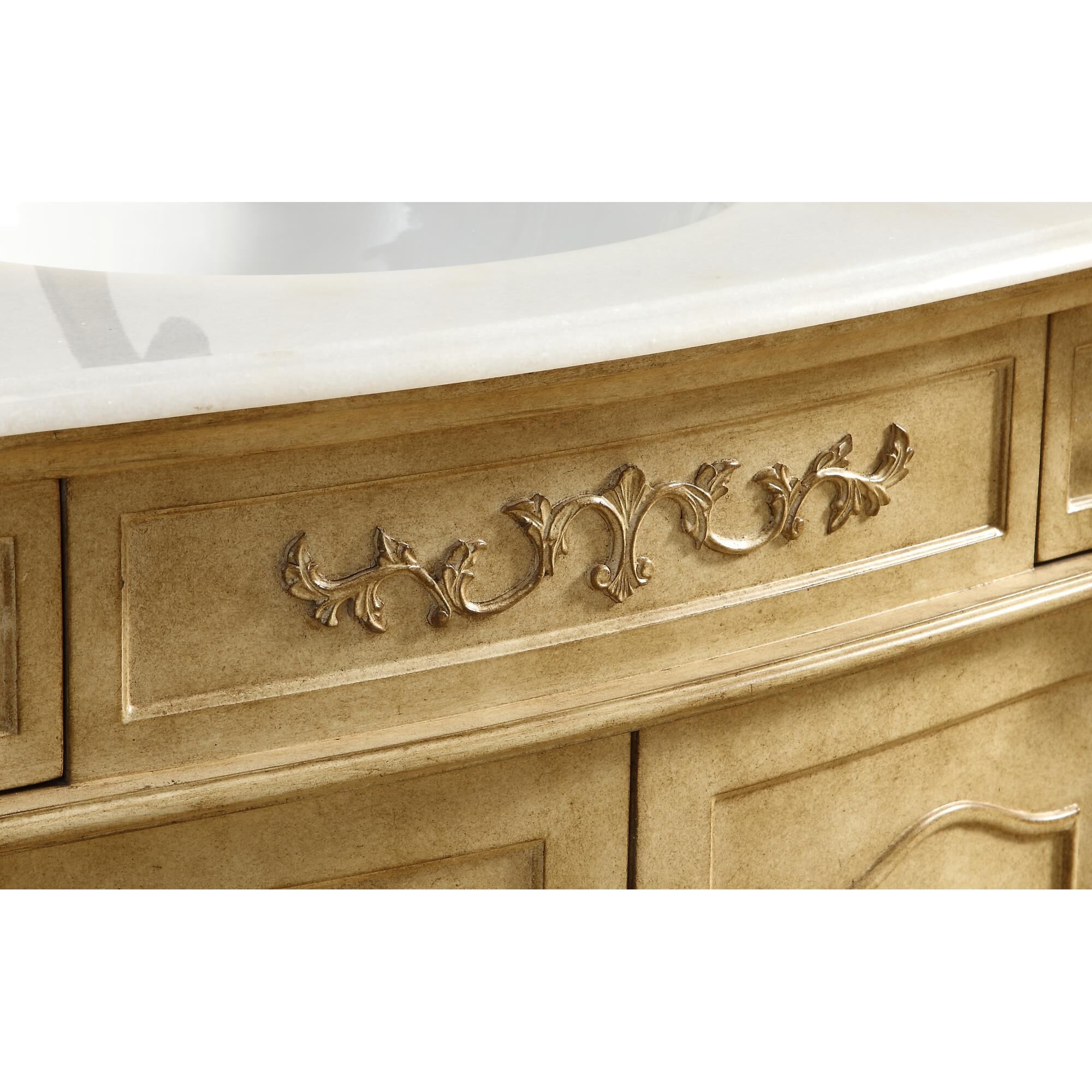 Shown in Antique Beige finish