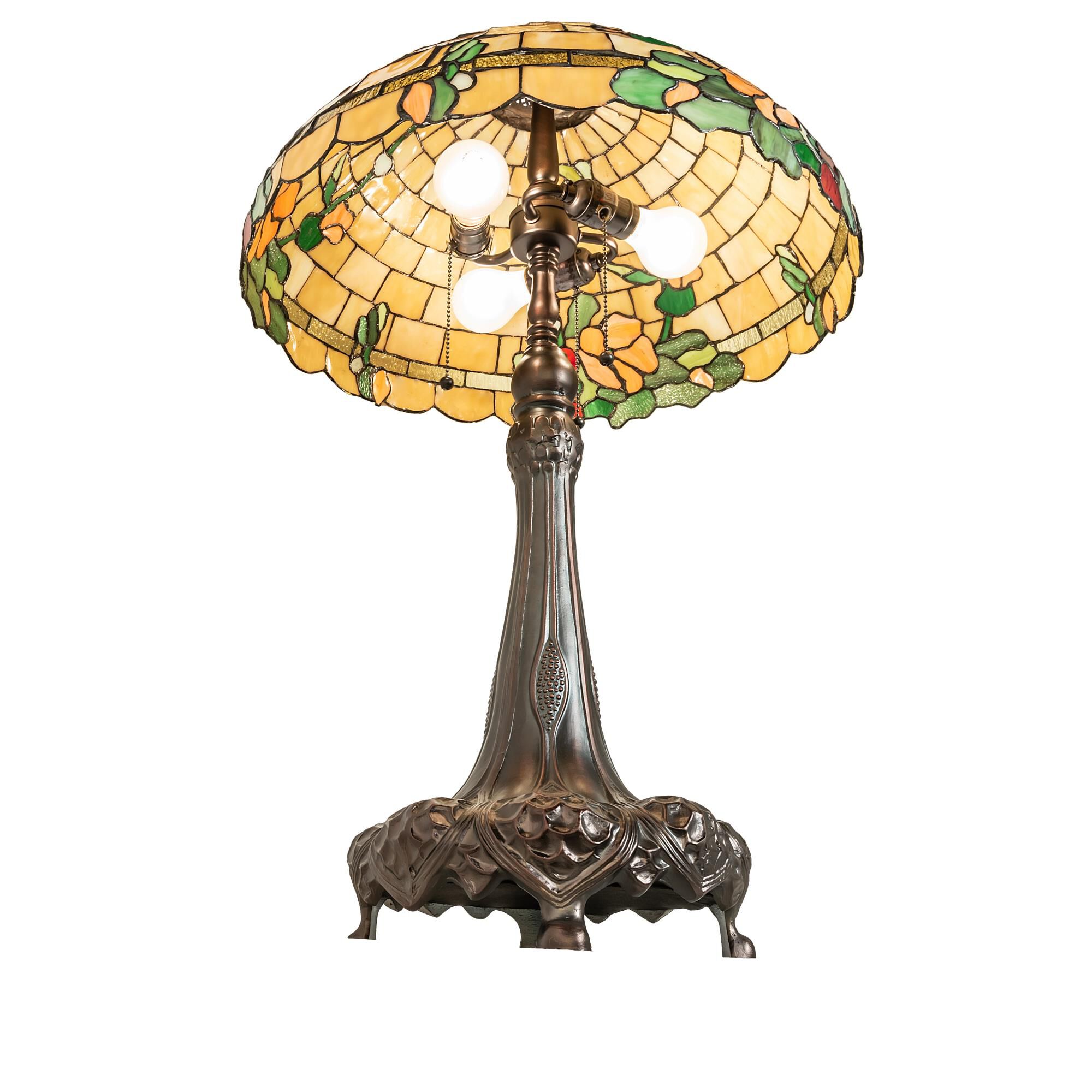 Duffner and Kimberly Hollyhock 31 Inch Table Lamp by Meyda Lighting