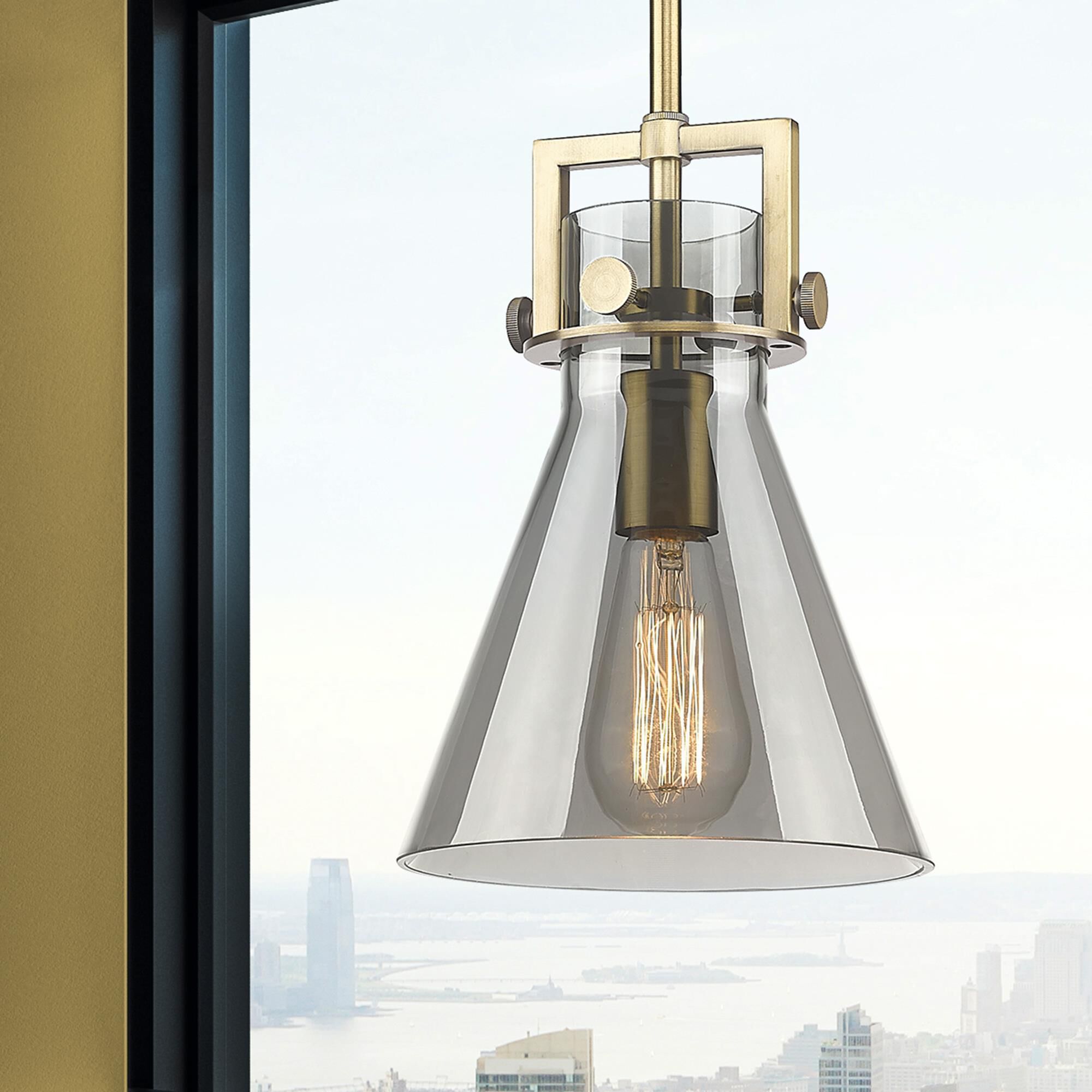 Bruno Marashlian Newton Cone 8 Inch Mini Pendant by Innovations Lighting