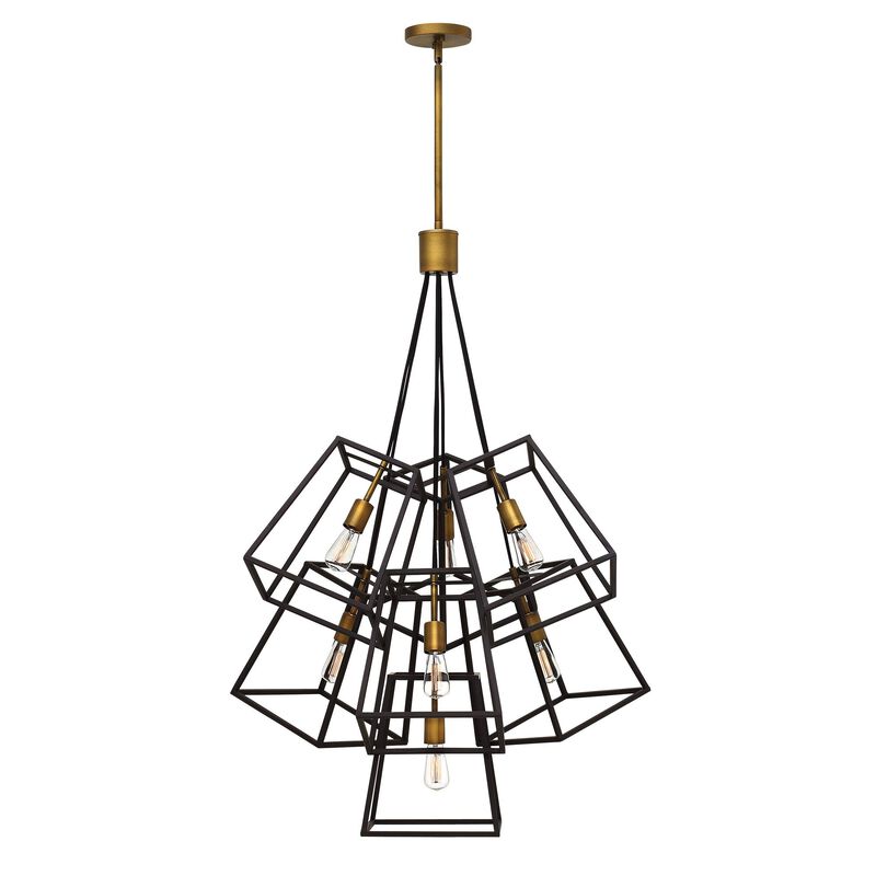 Fulton 28 Inch 7 Light Multi Light Pendant by Hinkley