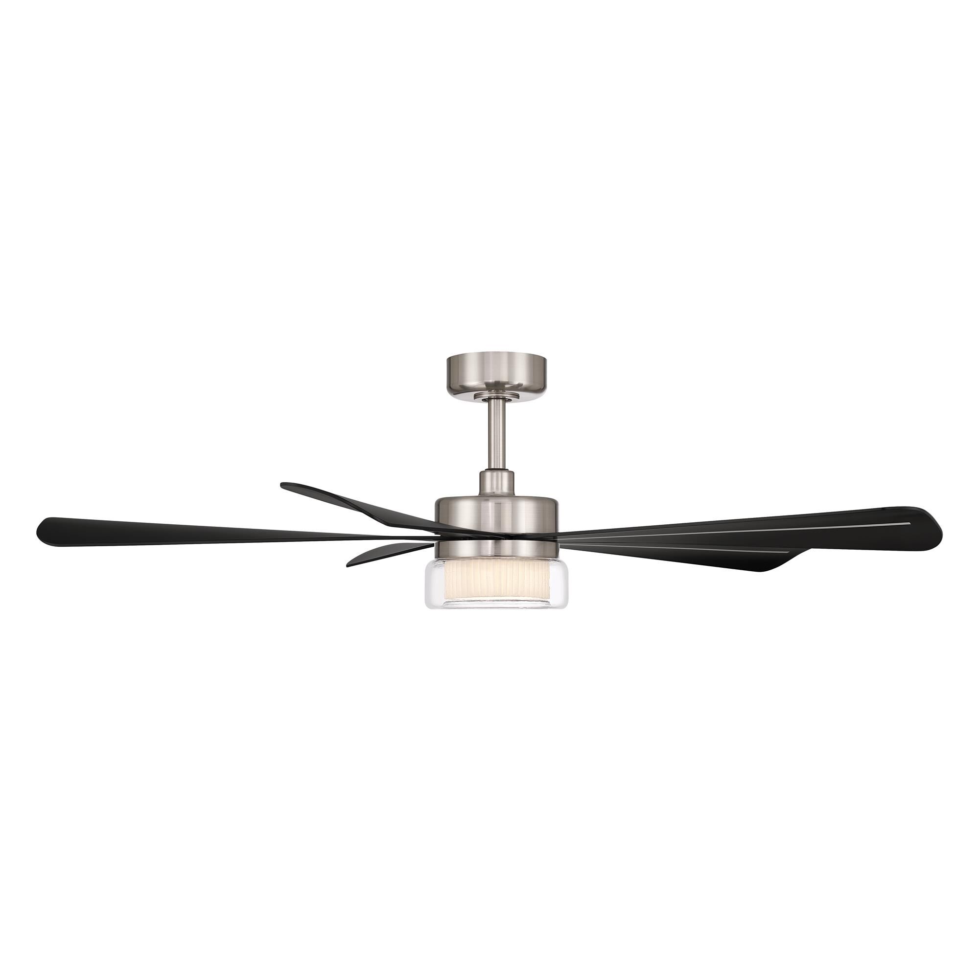 Shown in Brushed Nickel finish and Clear glass
