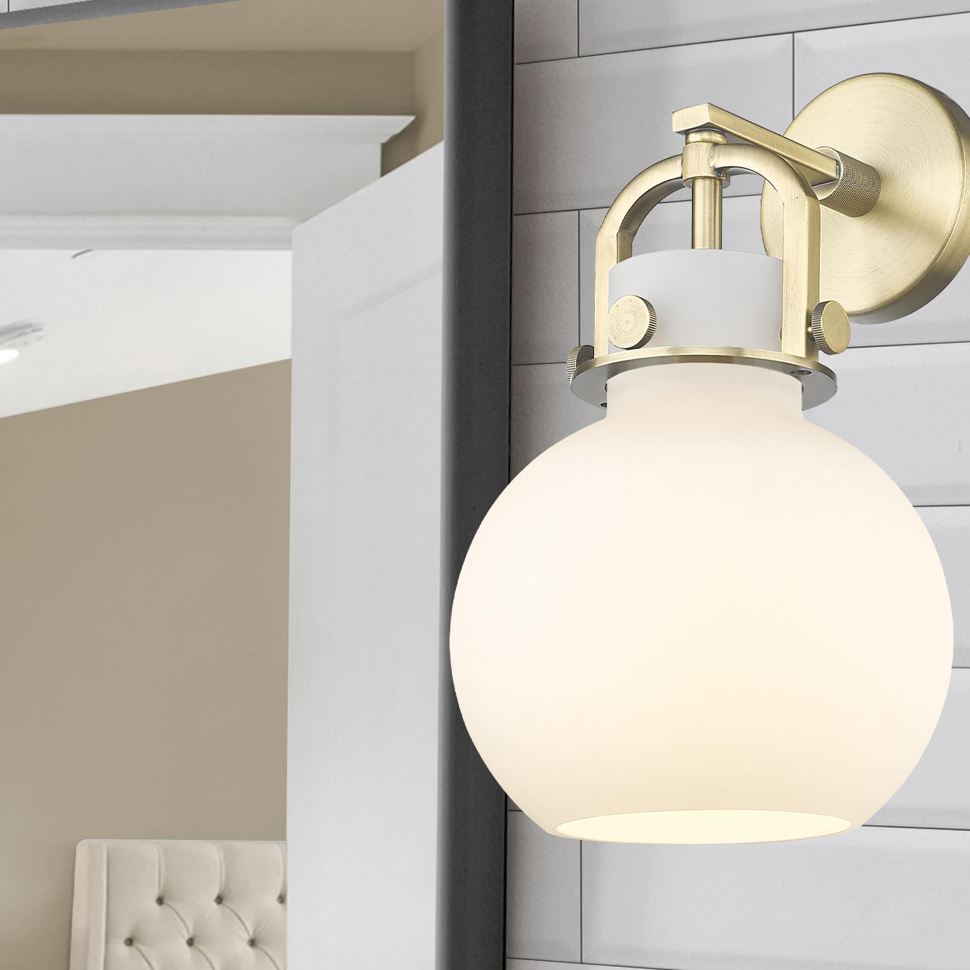 Bruno Marashlian Newton Sphere 14 Inch Wall Sconce by Innovations Lighting