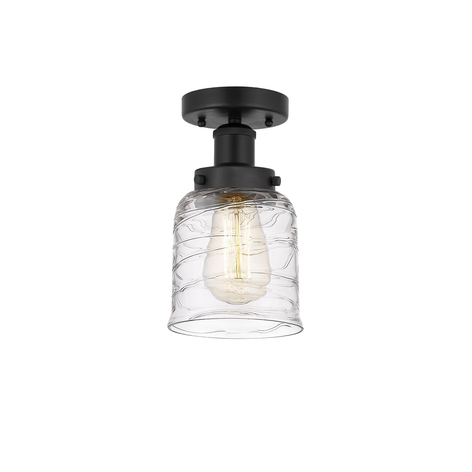 Bruno Marashlian Bell 6 Inch 1 Light Semi Flush Mount by Innovations Lighting