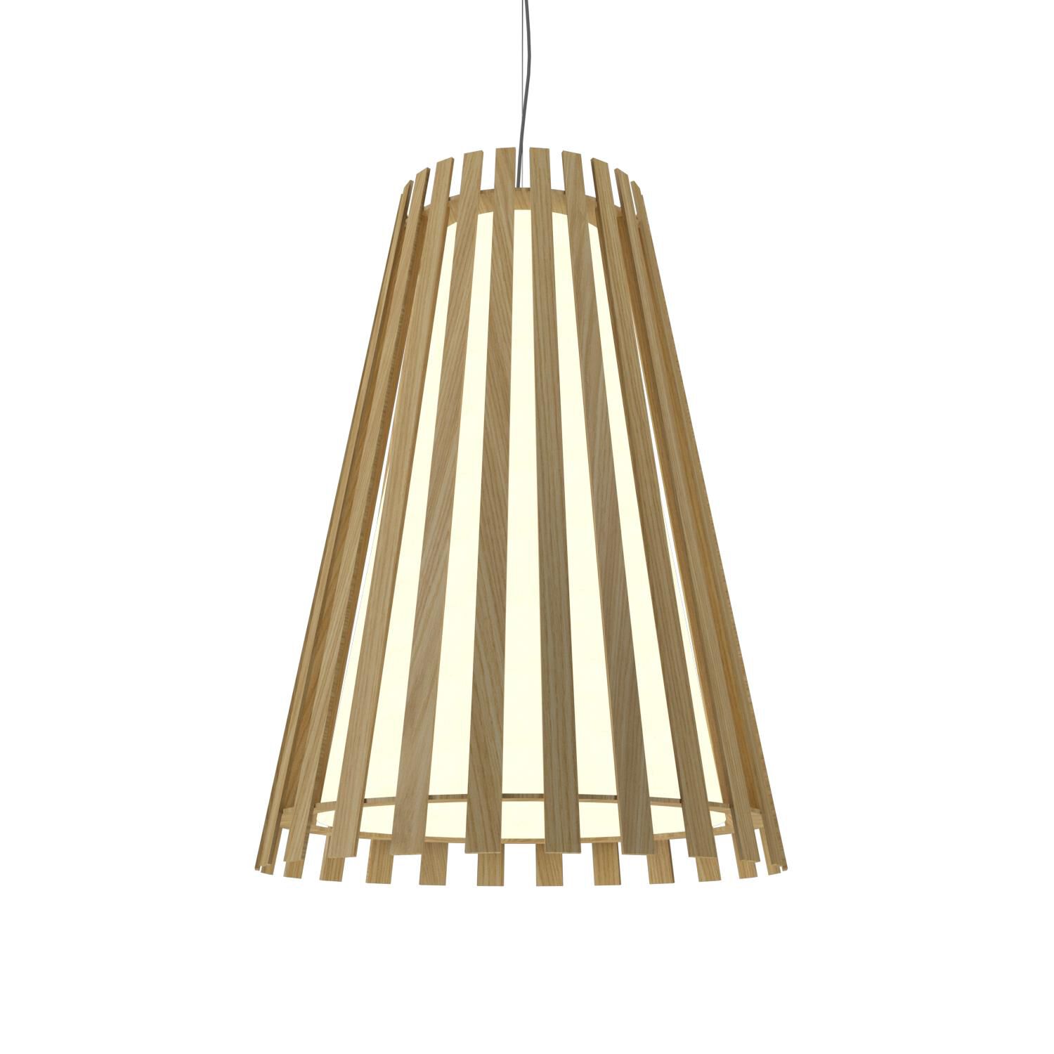 Slatted Mini Pendant by Accord Lighting