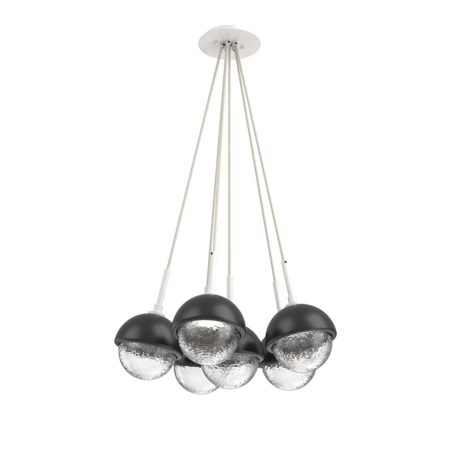 Levi Wilson Cabochon 19 Inch Multi Pendant Light by Hammerton Studio