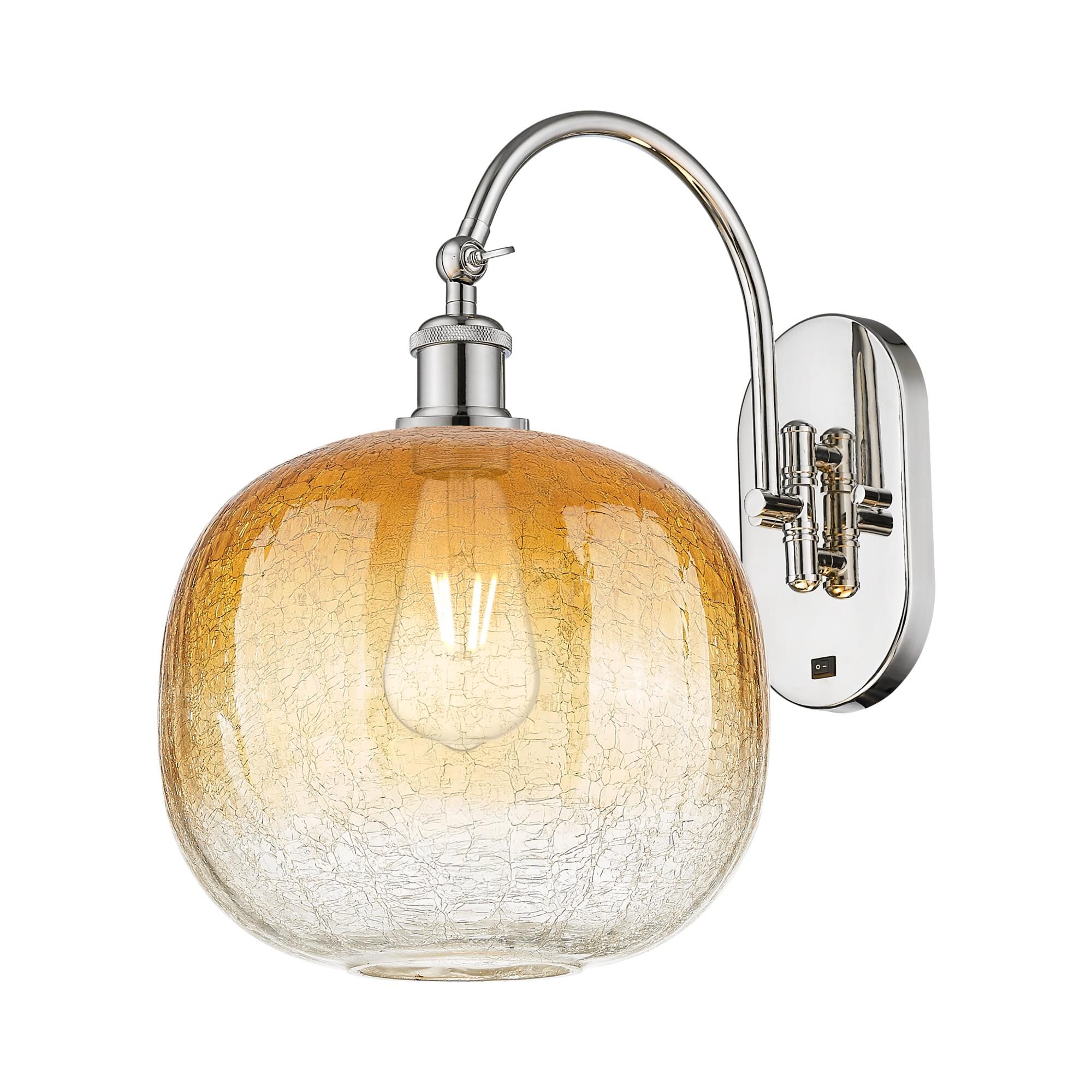 Bruno Marashlian Brookhaven Sphere 11 Inch Wall Swing Lamp by Innovations Lighting