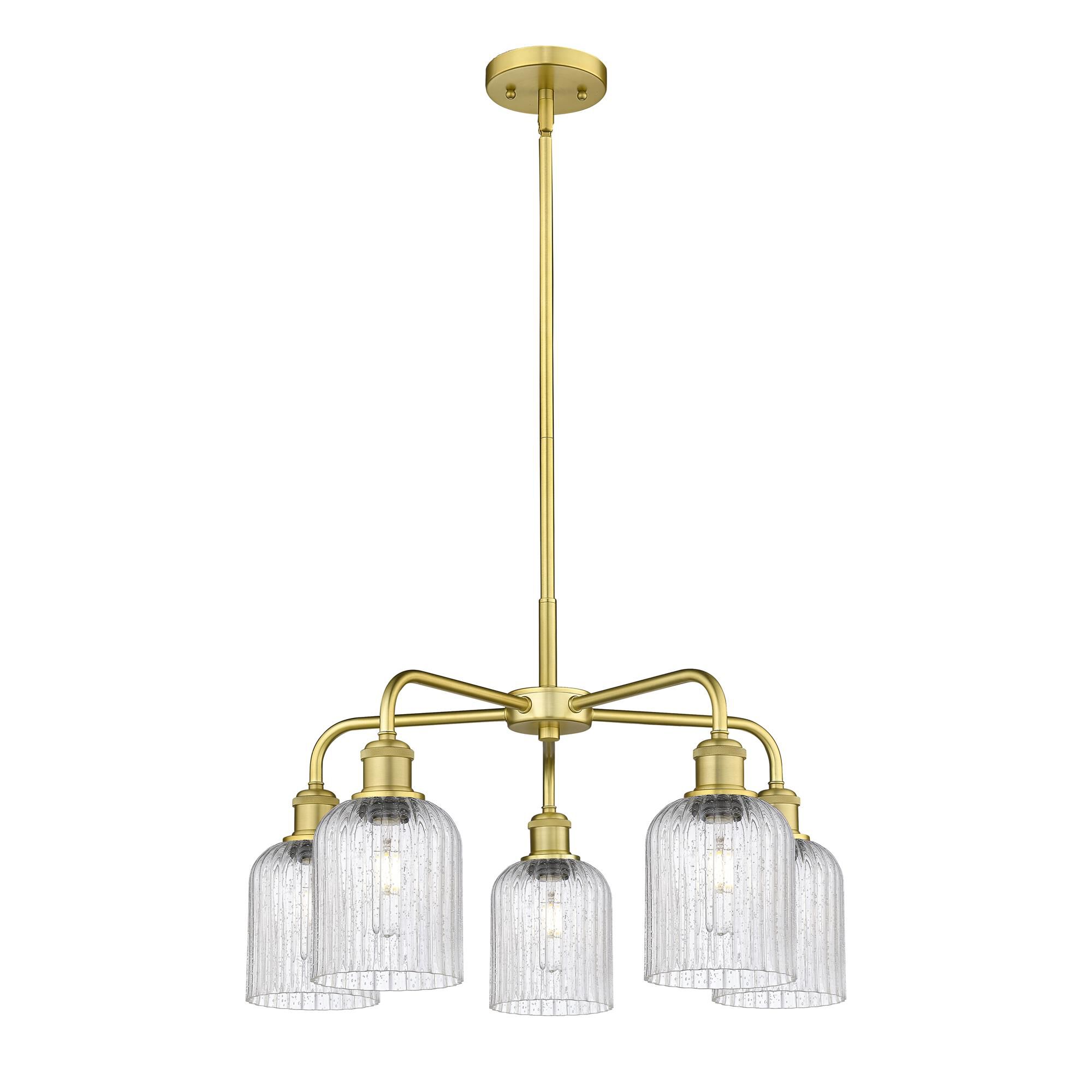 Shown in Satin Gold finish and Seedy shade