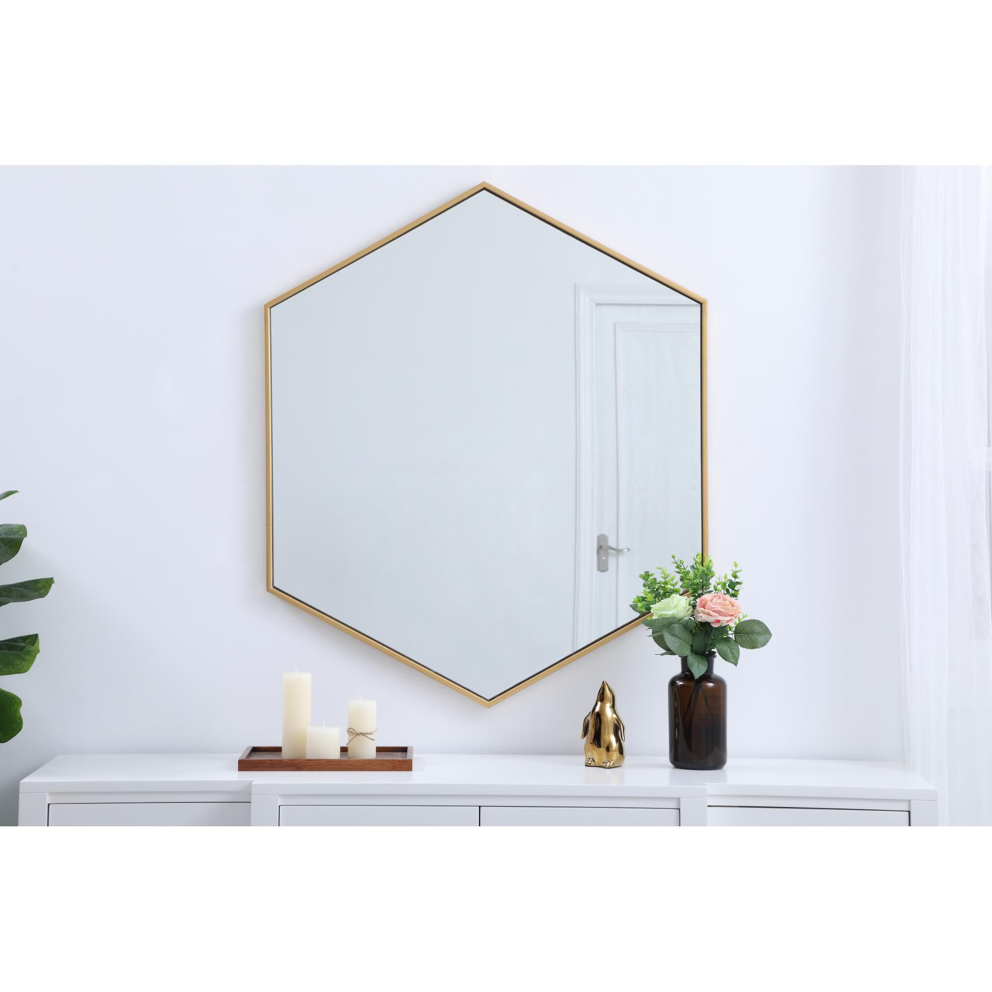 Shown in Brass finish