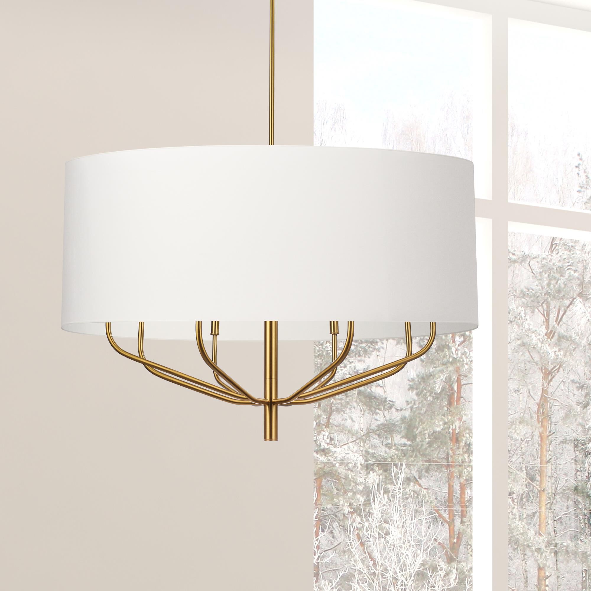 Eleanor 38 Inch Large Pendant by Dainolite